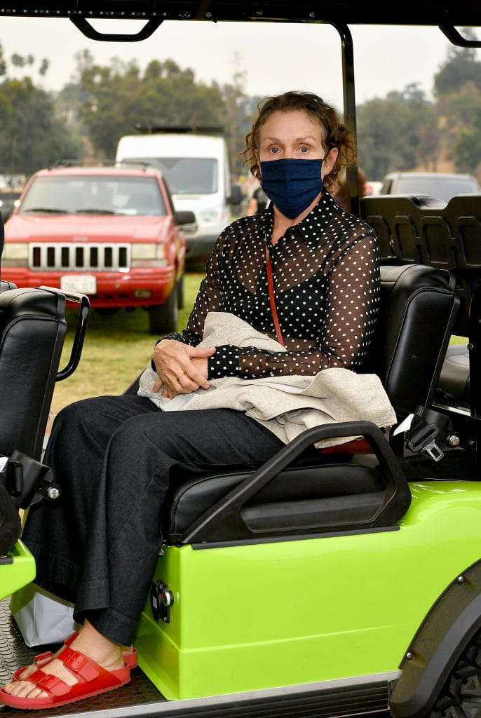 Frances McDormand Pitches In For Us In The Pandemic