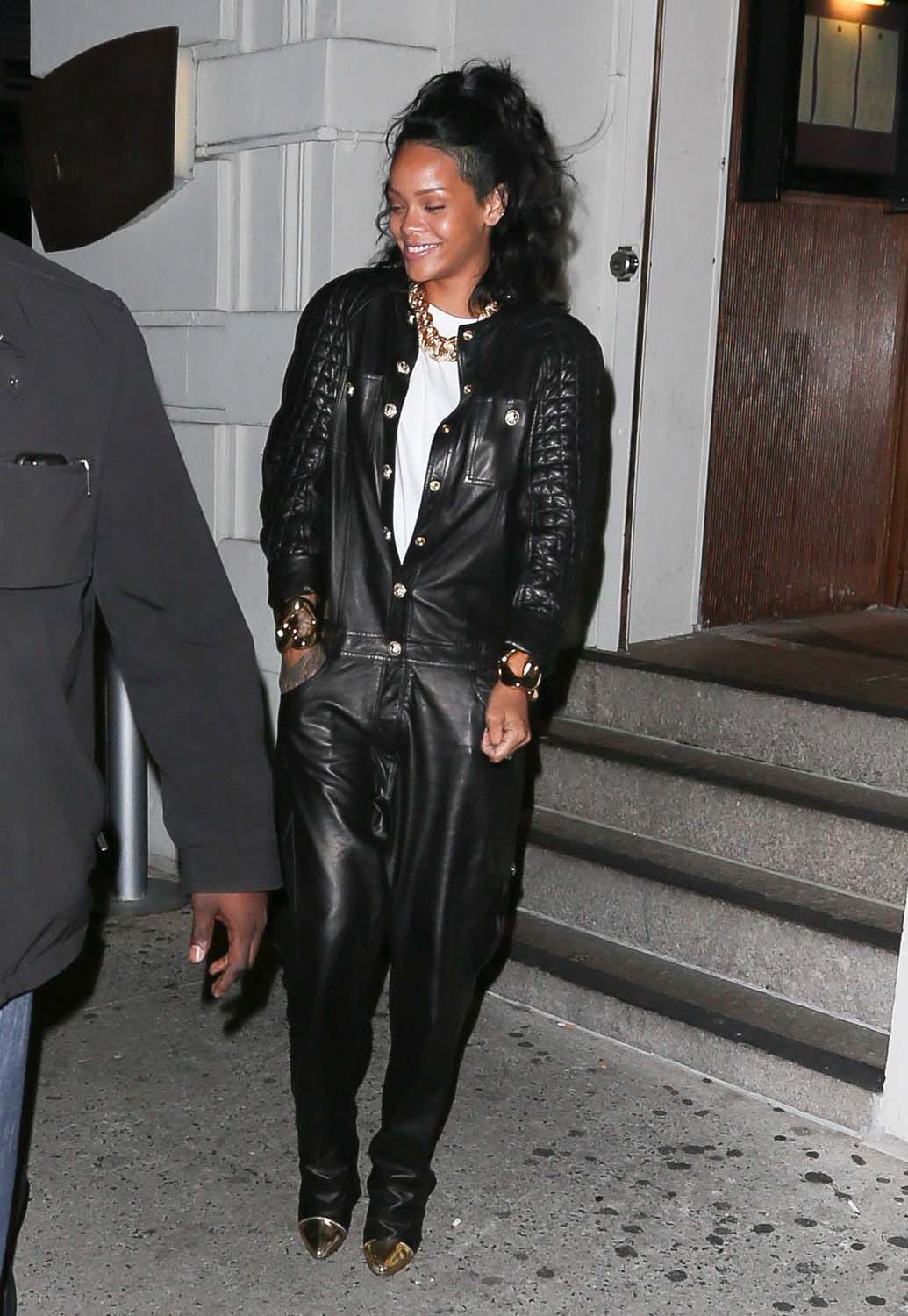 I Had Forgotten About Rihanna's Leather Coveralls