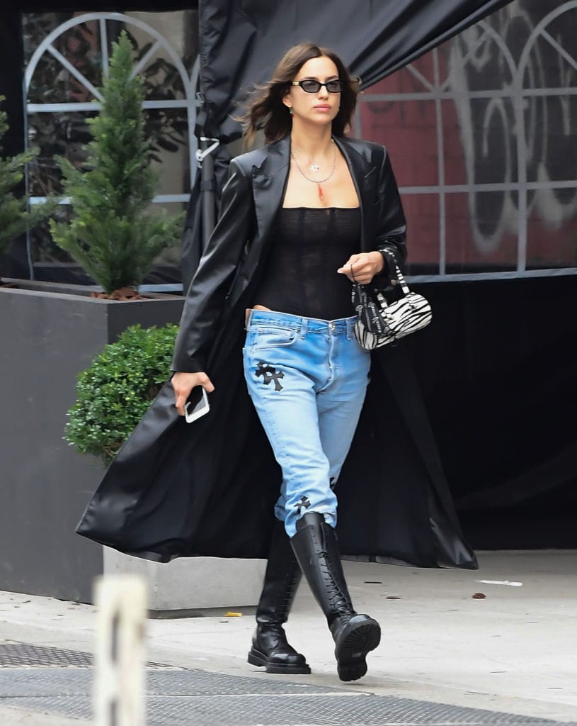 Irina Shayk Continues to Try Things With Boots