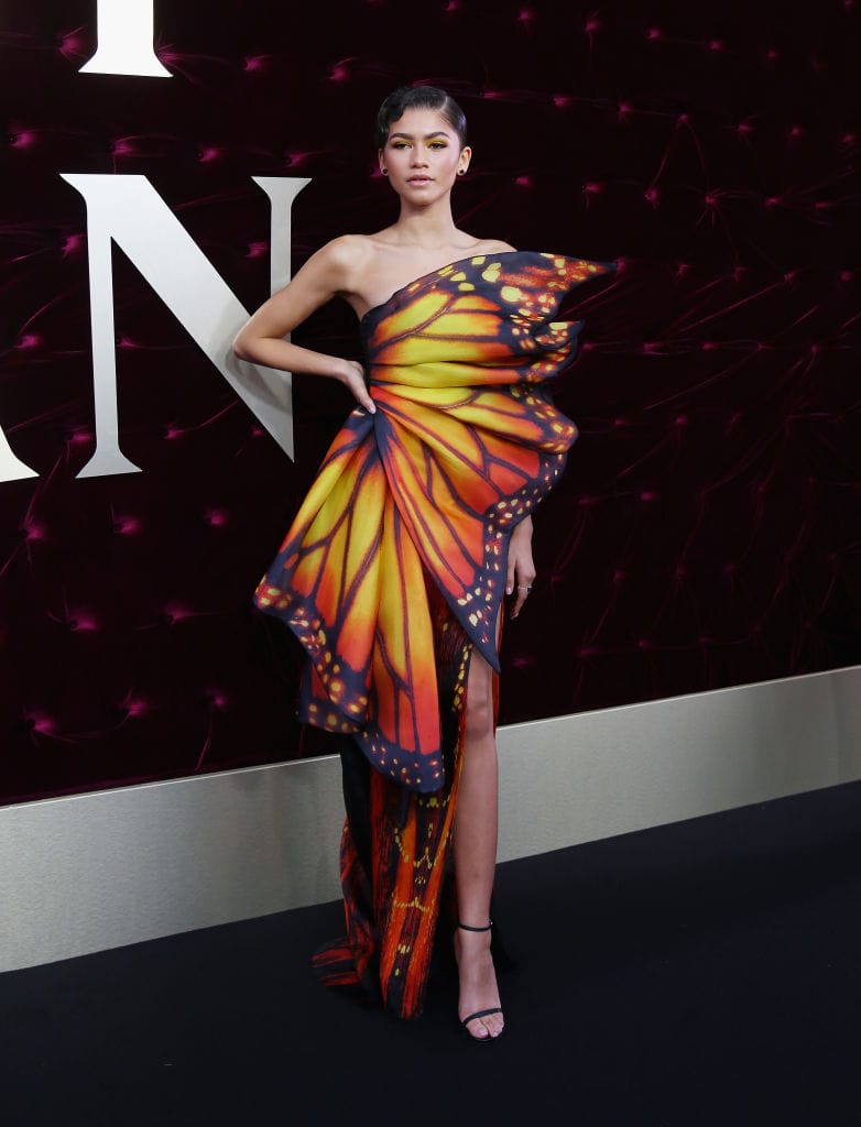 Cheers to the Anniversary of Zendaya Wearing That Great Moschino Butterfly Dress