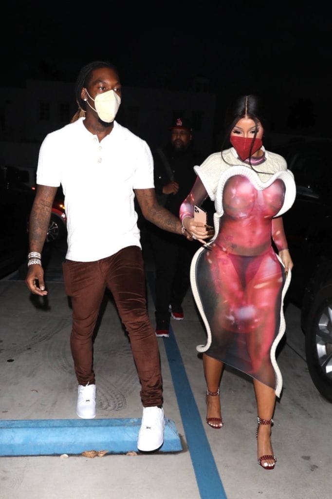 Somehow We Missed This Very Humorous Outfit on Cardi B