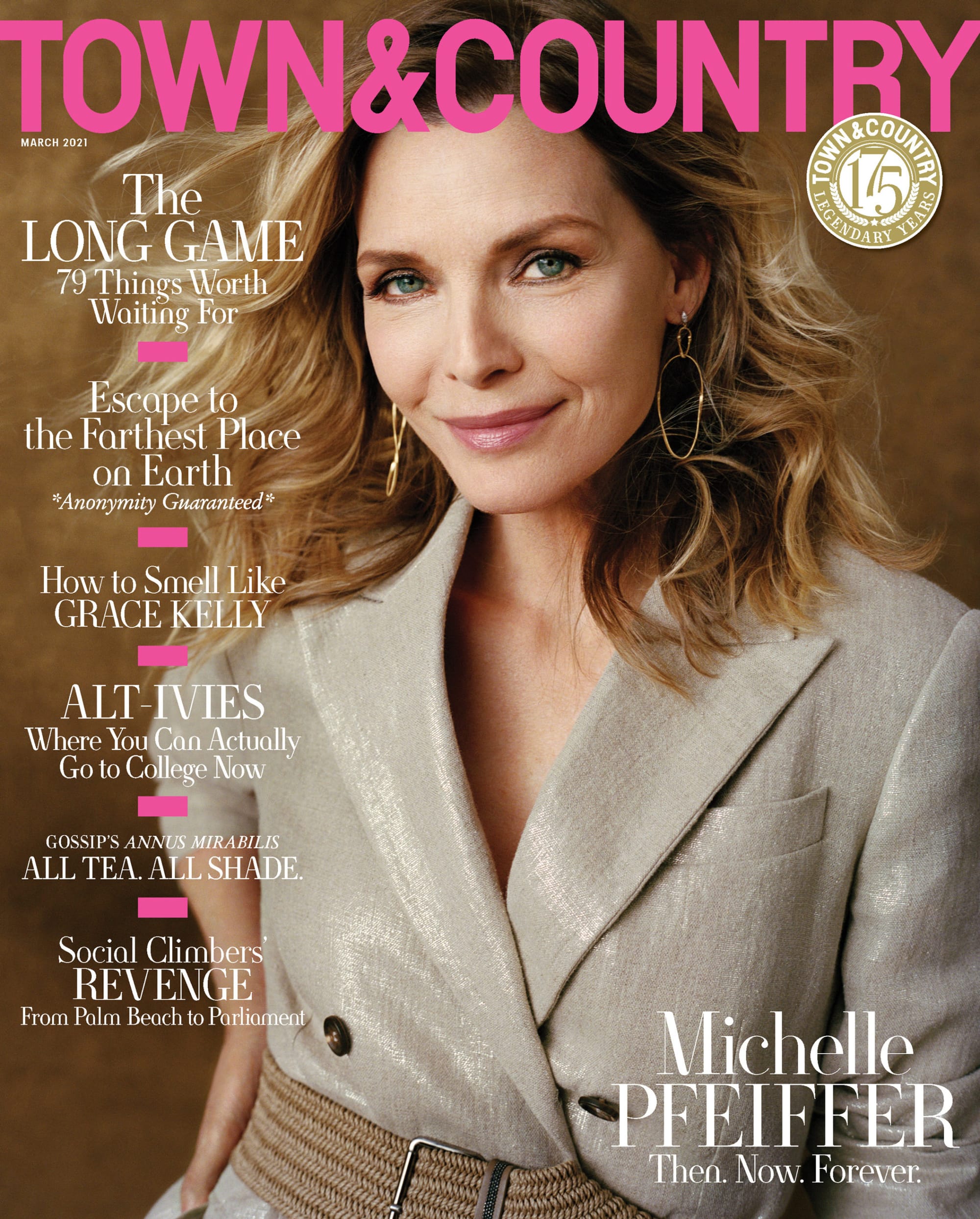 Michelle Pfeiffer Owns the Cover of Town and Country