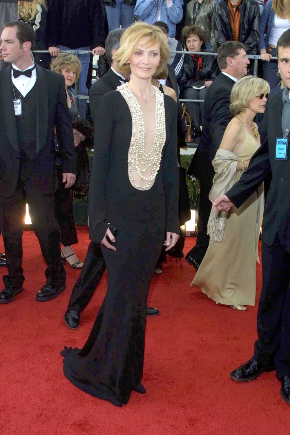 Joan Allen Really Loves a Dramatic Neck Piece