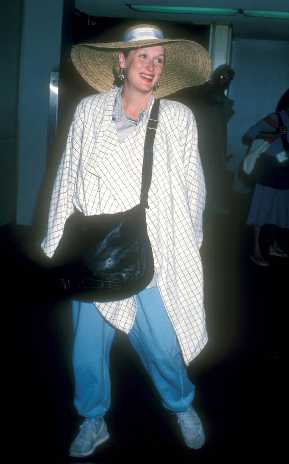 Meryl Alit at LAX In This Hat 35 Years Ago