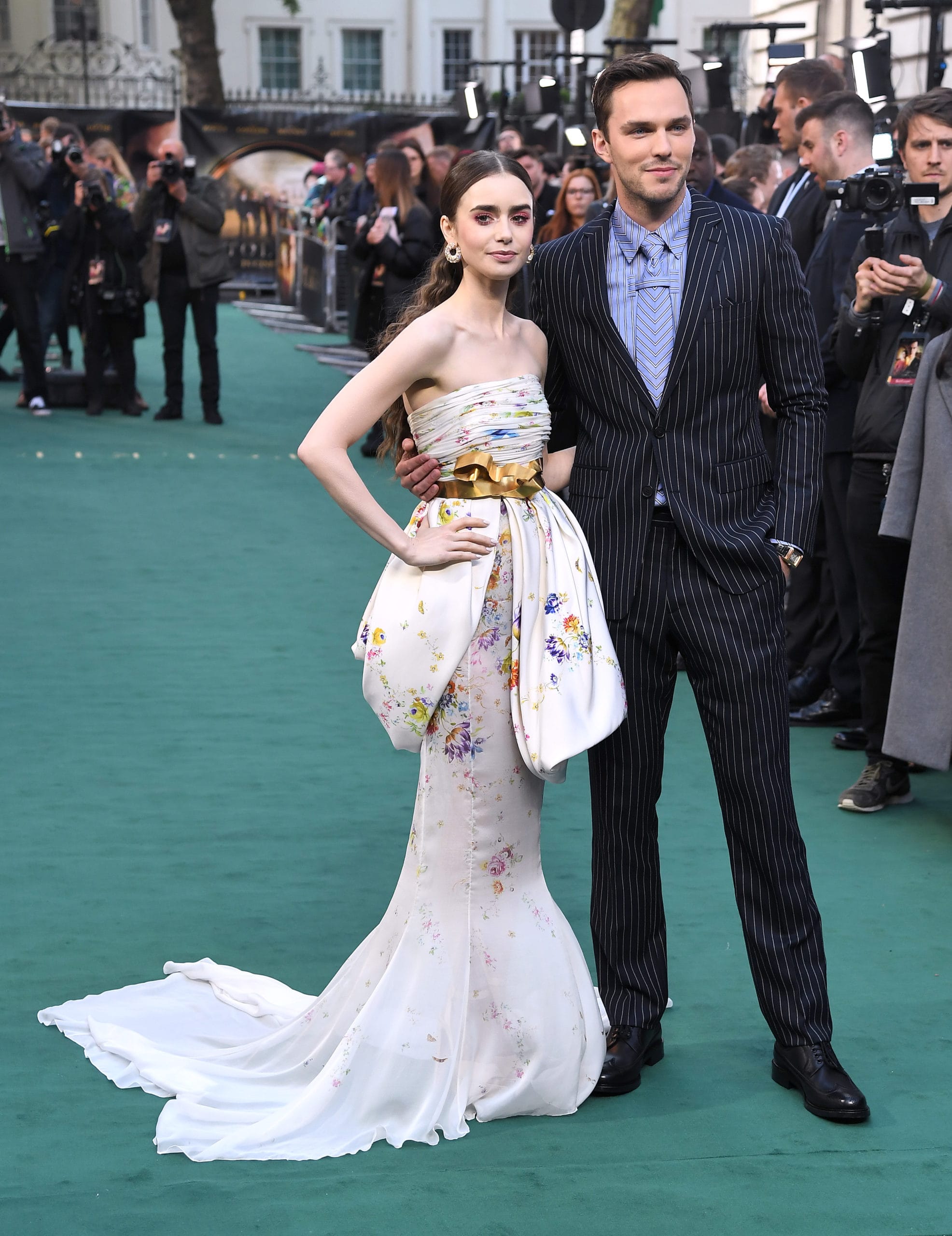 Lily Collins Wore This Cool Giambattista Valli Look on This Day in 2019