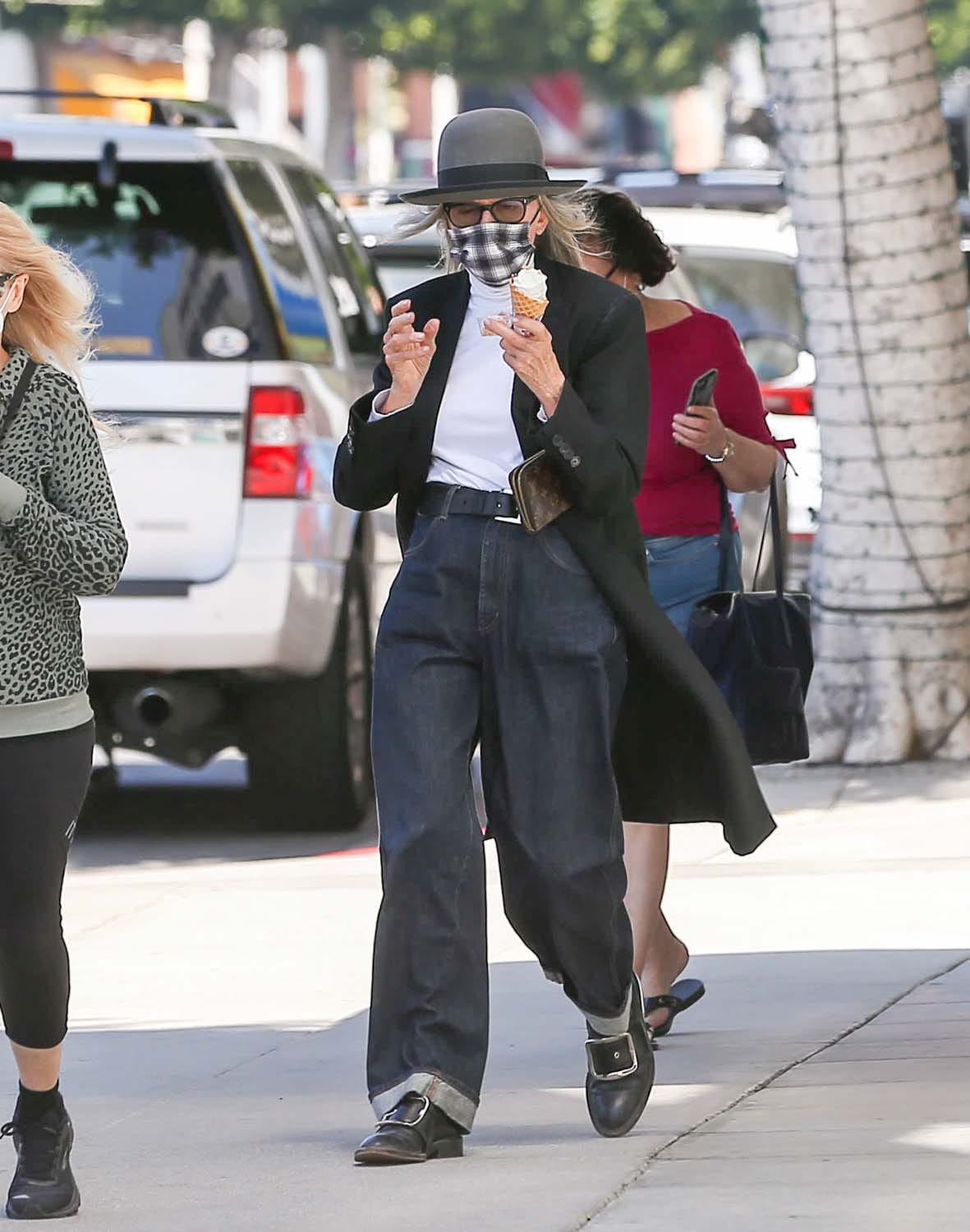 Diane Keaton Had a REAL Moment With Some Boots