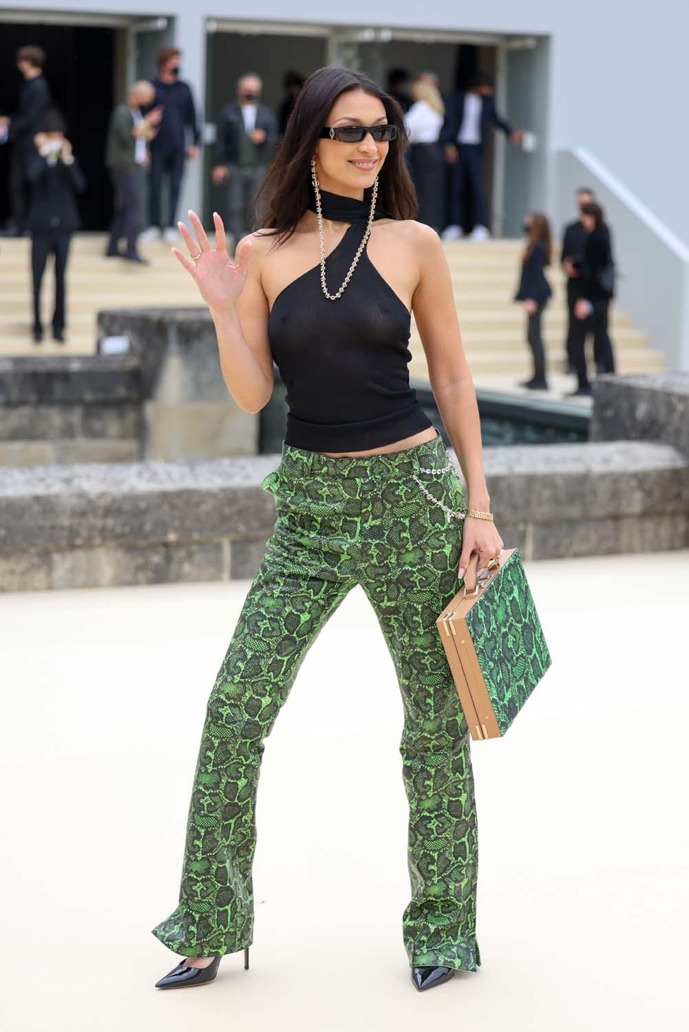 I'm Glad Bella Hadid Seems Delighted to Be in Paris, But...
