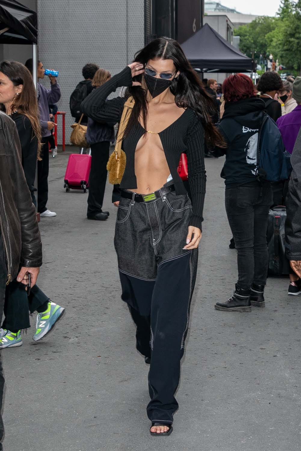 Bella Hadid Continues To Push The Limits of Shirts