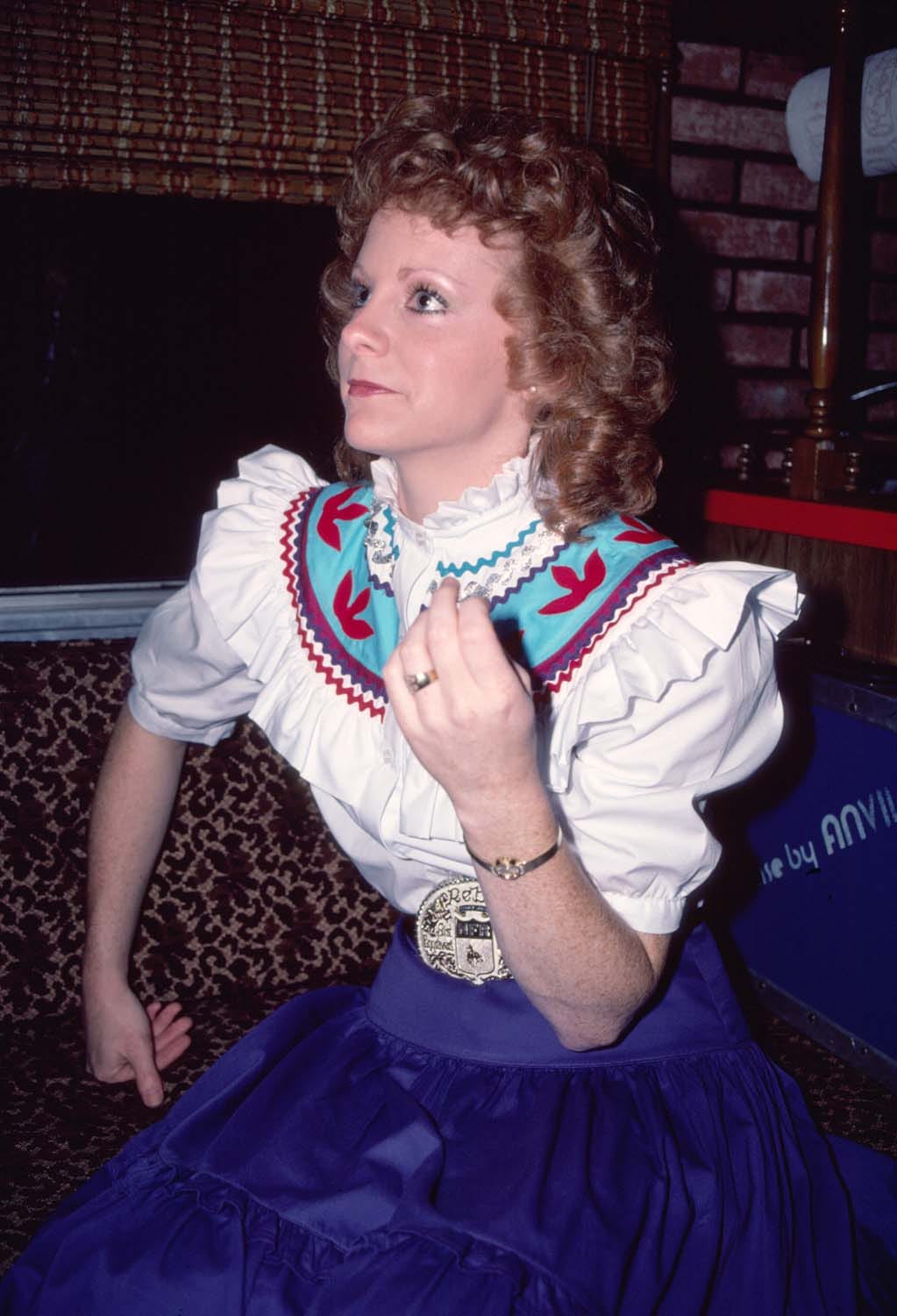 Check Out This Old-School Attire on Reba in 1982
