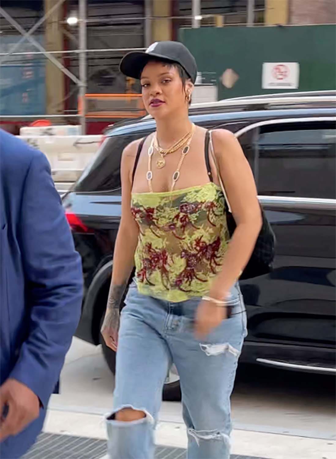 Rihanna Seems to Be Enjoying Dressing Up and Wandering Around NYC
