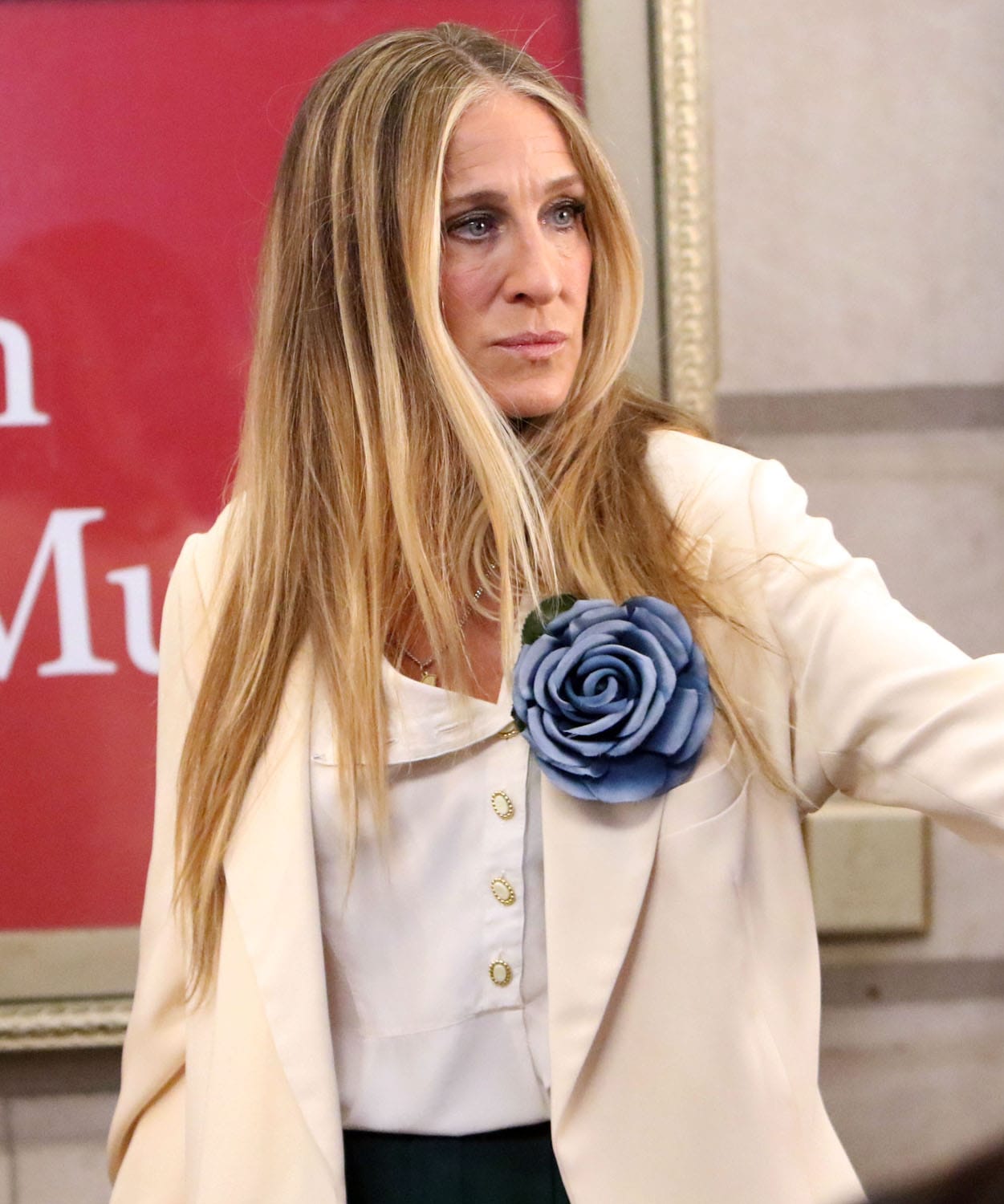 And Just Like That... We Have a Flower Brooch Sighting