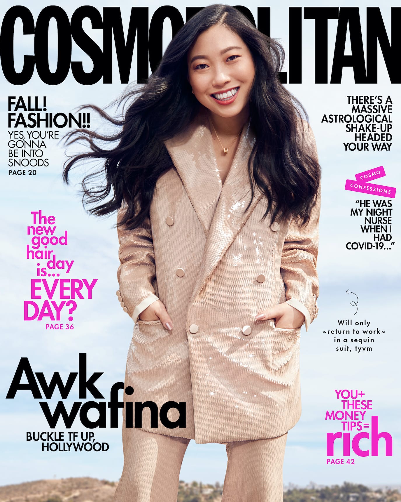 Awkwafina's Cosmo Cover Is Really Cute!