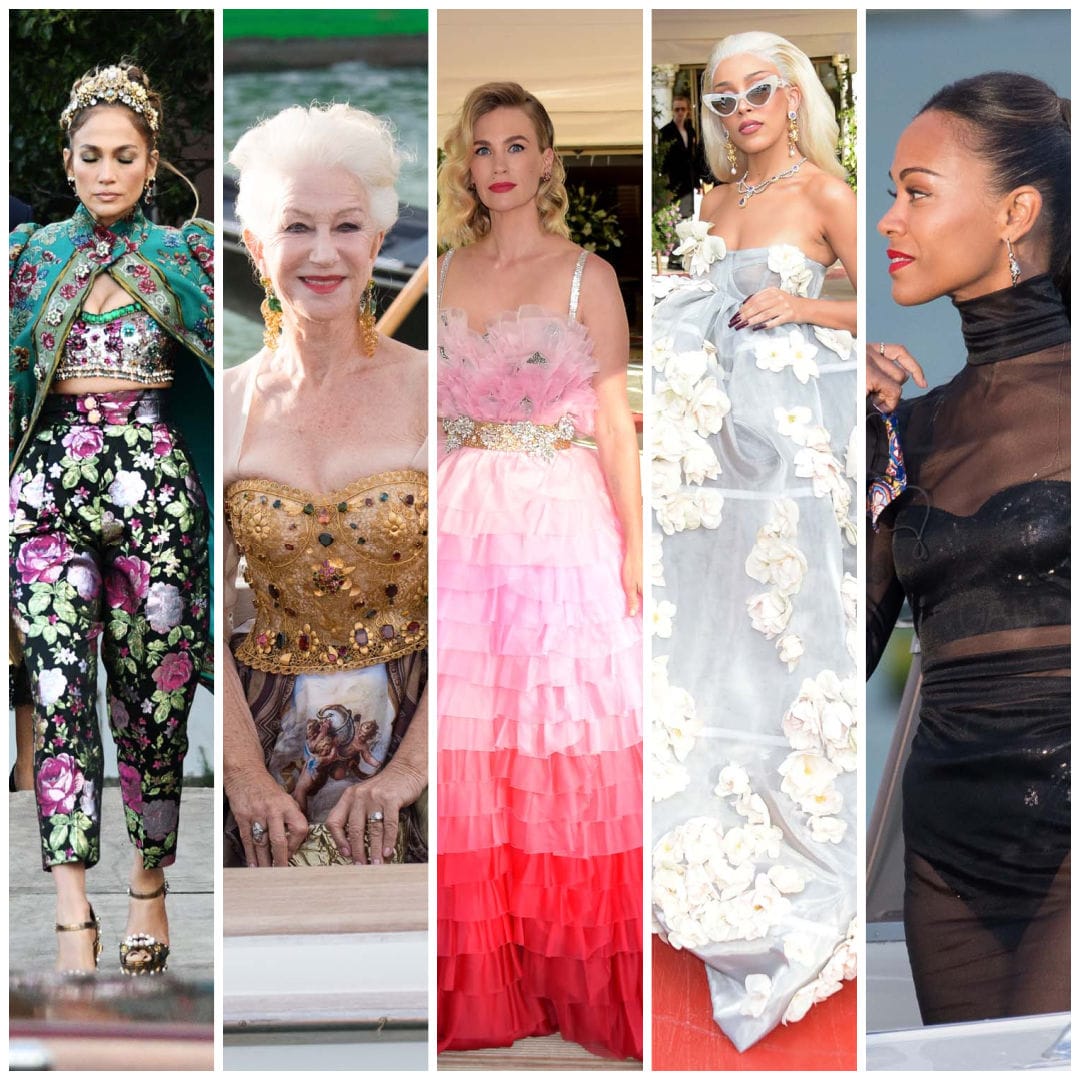 D&G Enticed a LOT of Celebs to Venice With Big Outfits
