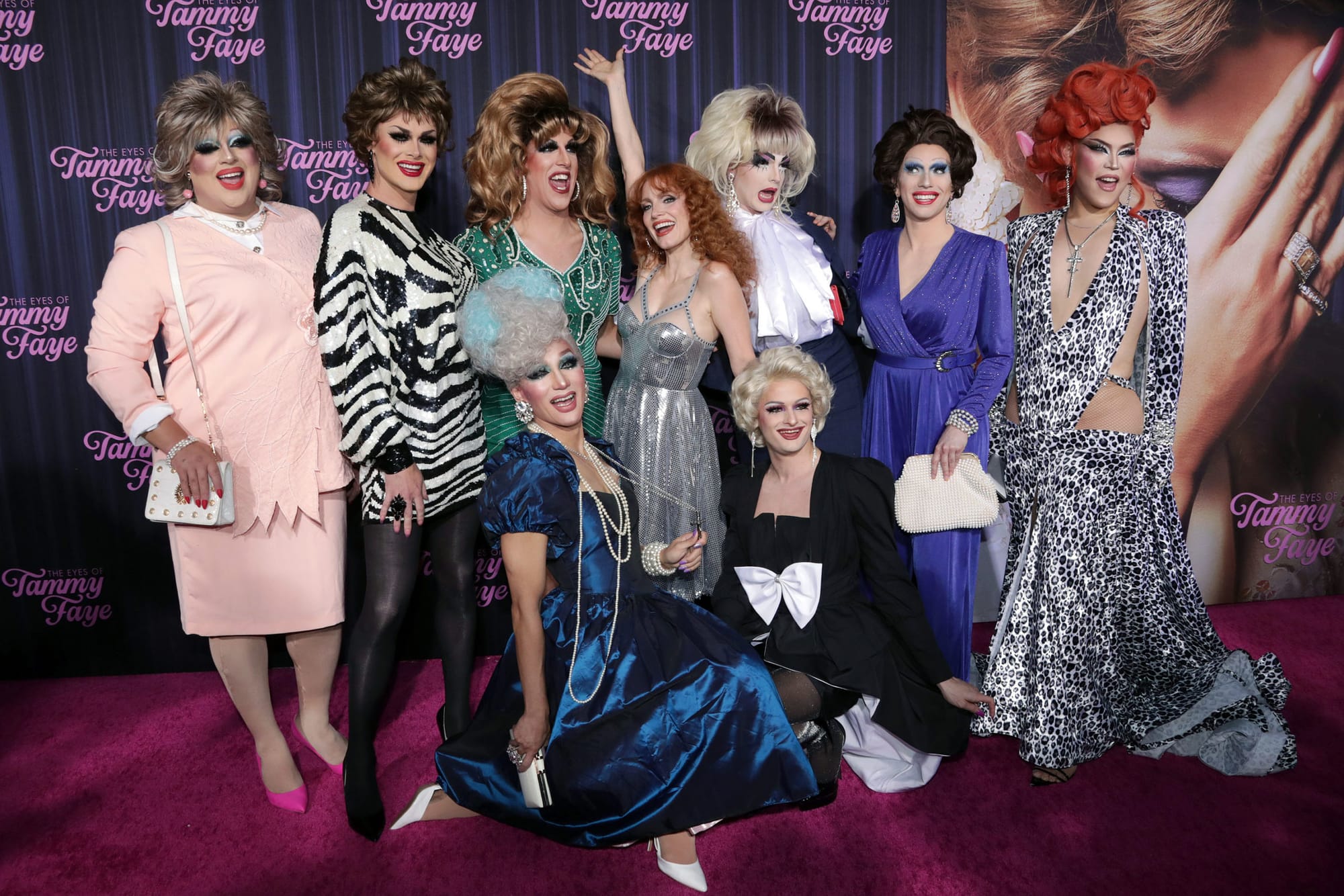Jessica Chastain Was Not The Only Person Who Came to the Eyes of Tammy Faye Premiere
