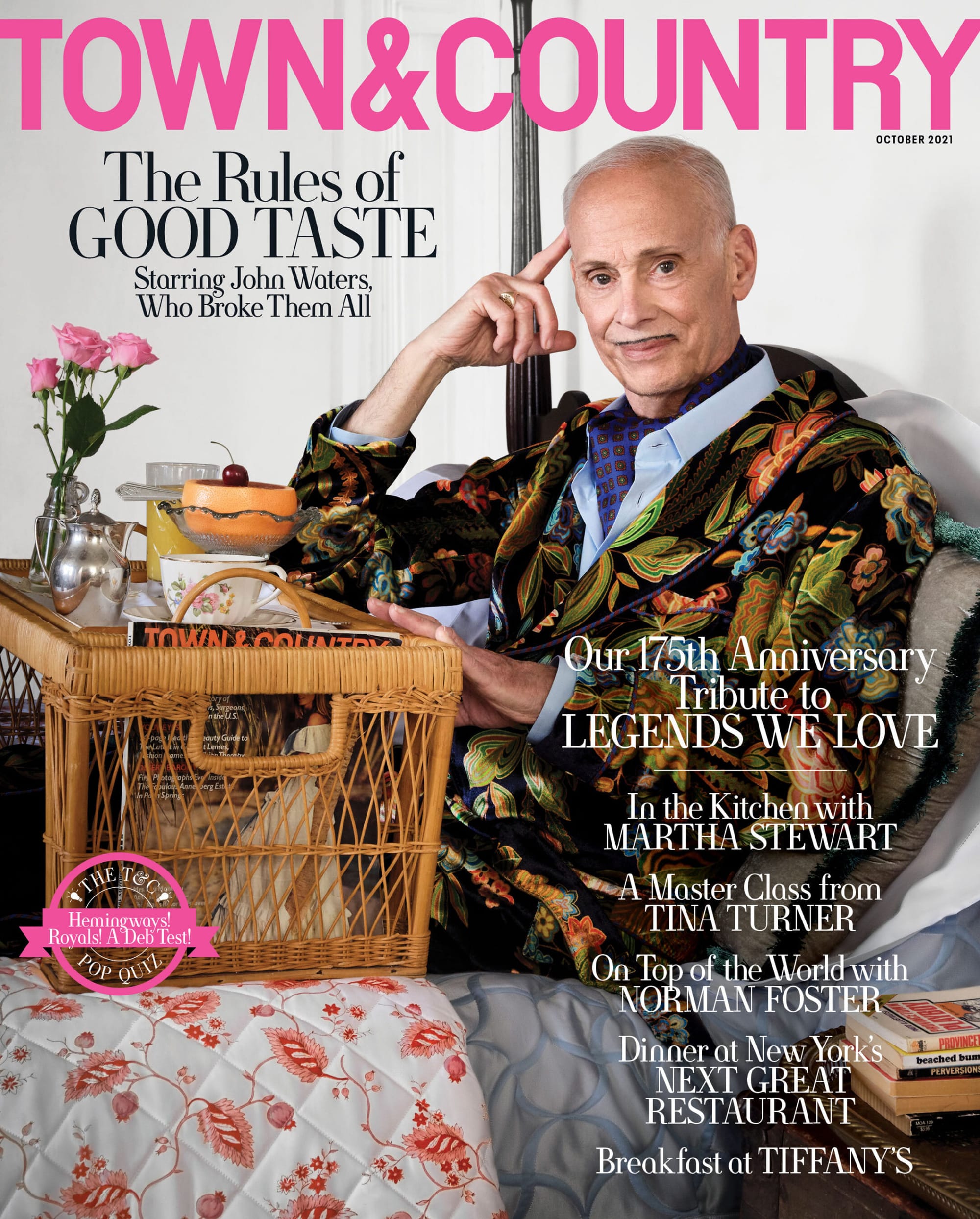 John Waters on the Cover of Town & Country Is a Delight