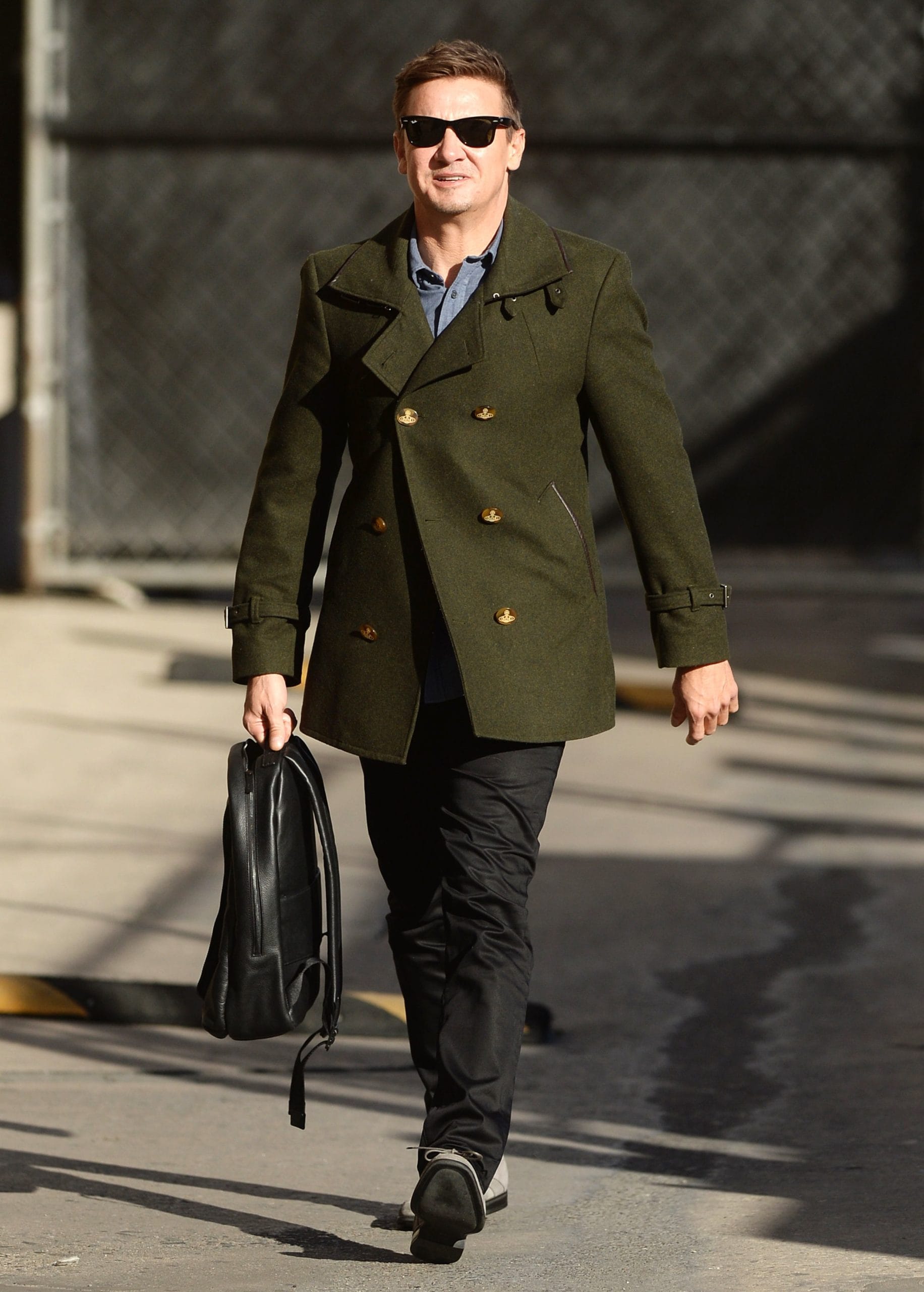 Jeremy Renner Wore a Very Good Coat, FYI