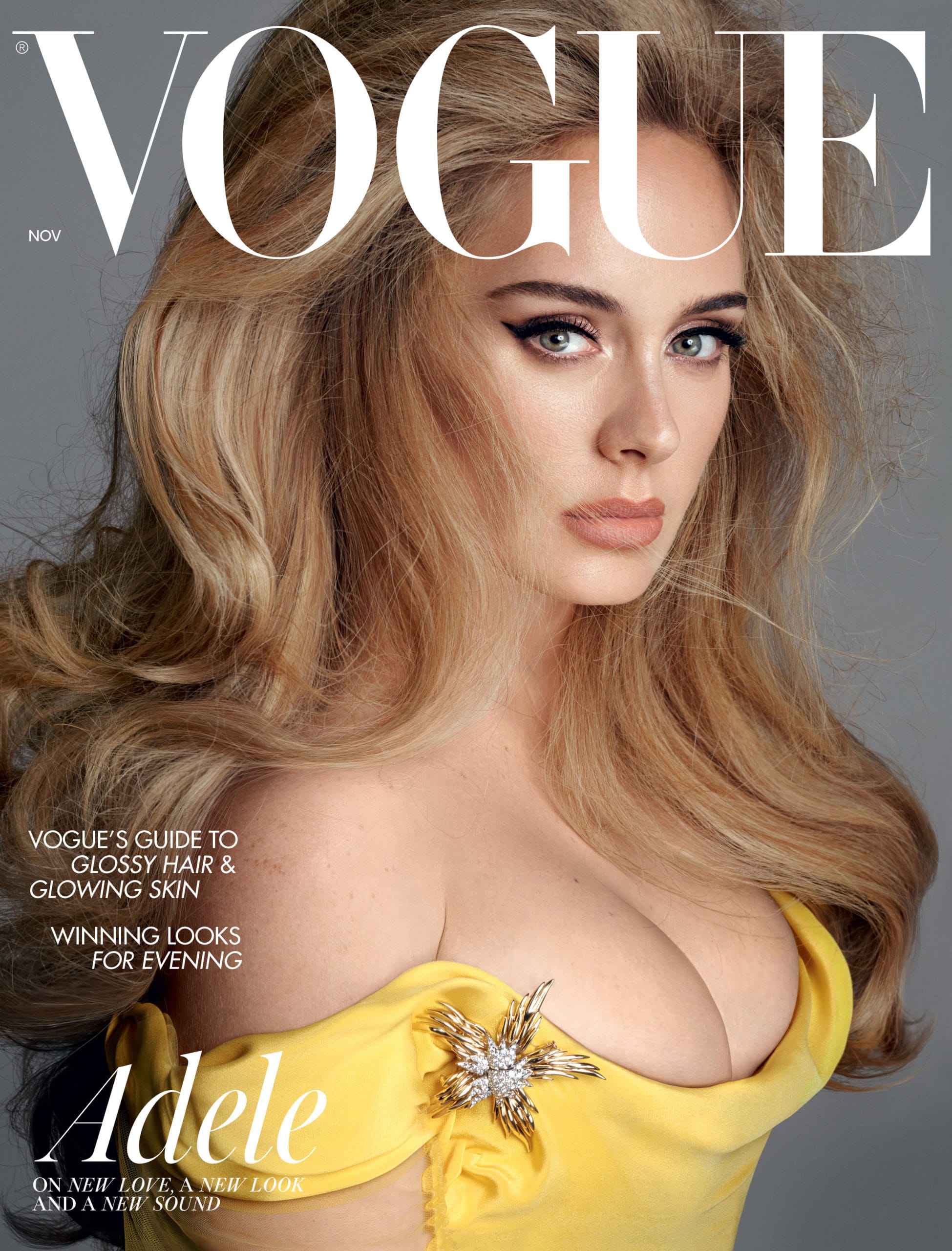 Adele Covers the November issues of American and British Vogues!