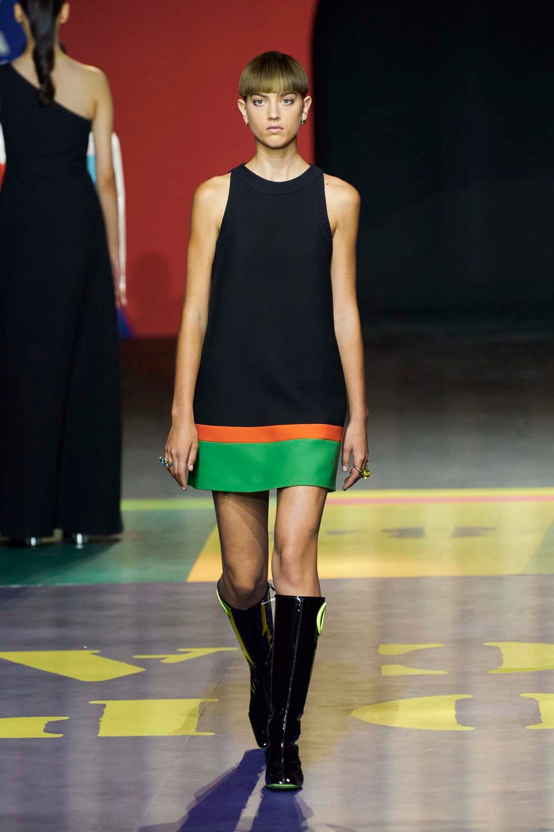 Dior's Show Brought Retro Pops of Color