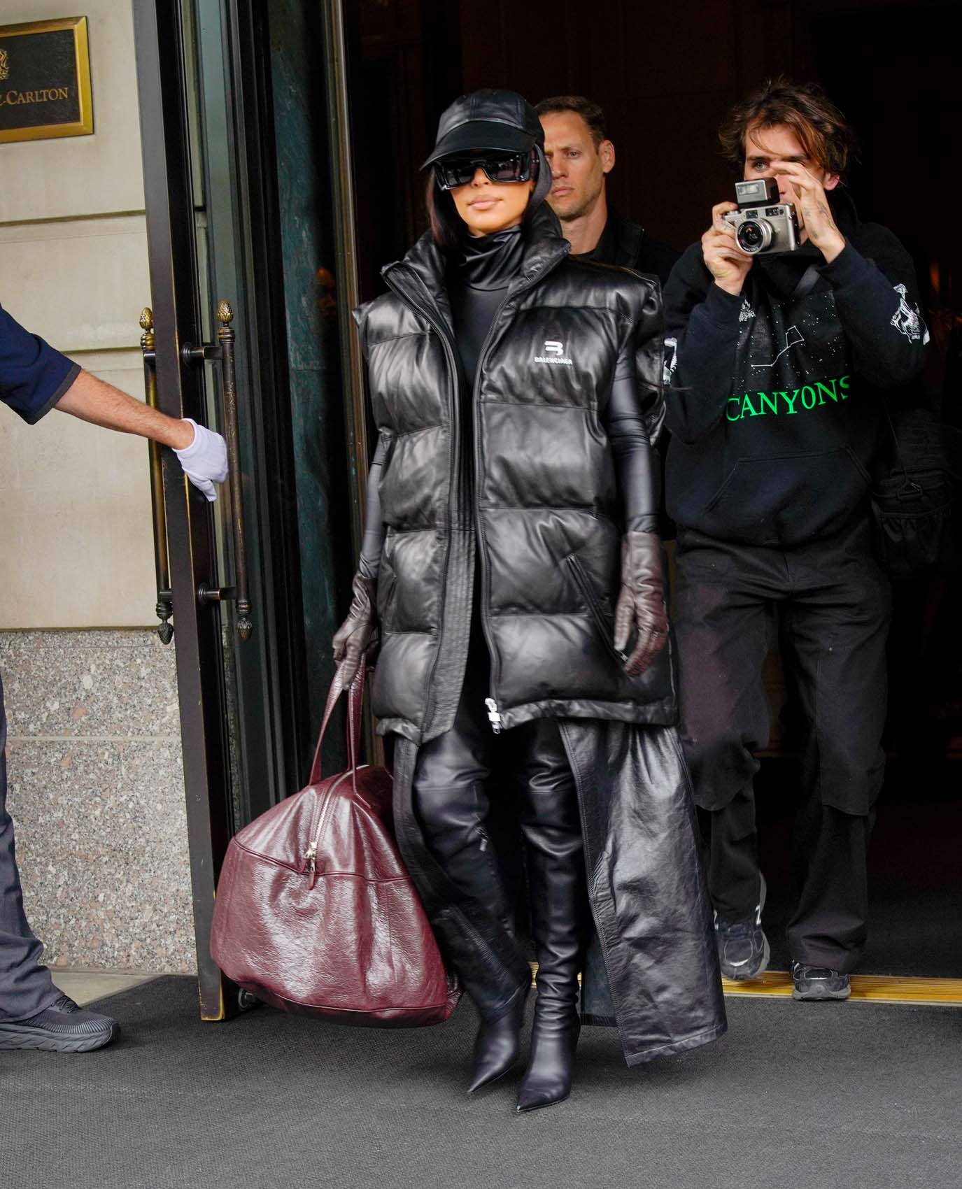 Kim Kardashian Seems Dressed for the Apolcalypse
