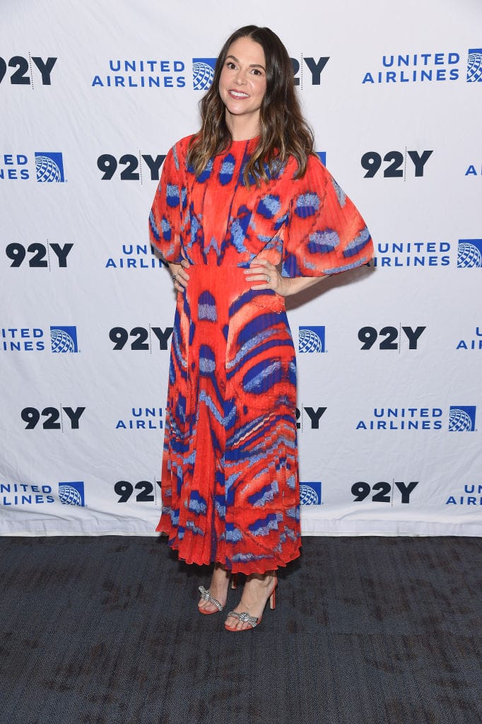 Sutton Foster Looks Fetching As She Promotes Her Crochet Book