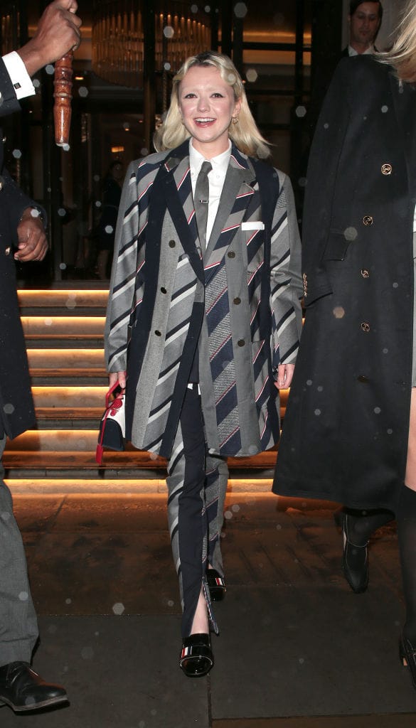 Maisie Williams Is Wearing a Suit Made of Ties