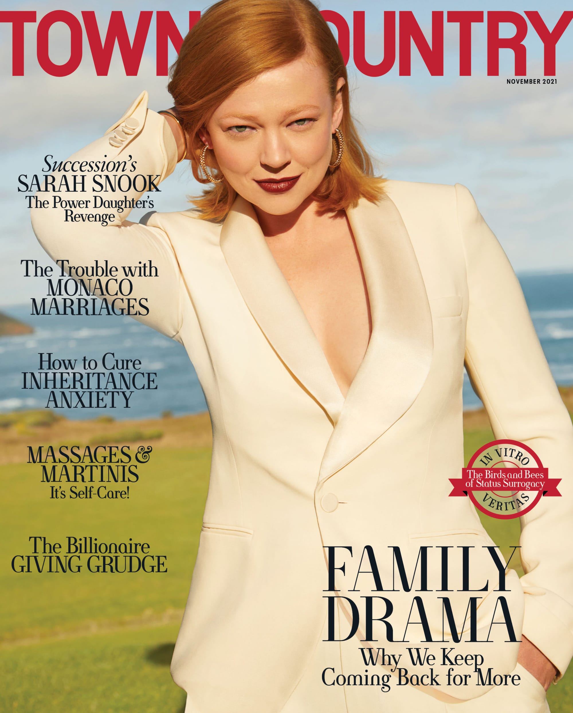 Sarah Snook Lands the Cover of T&C