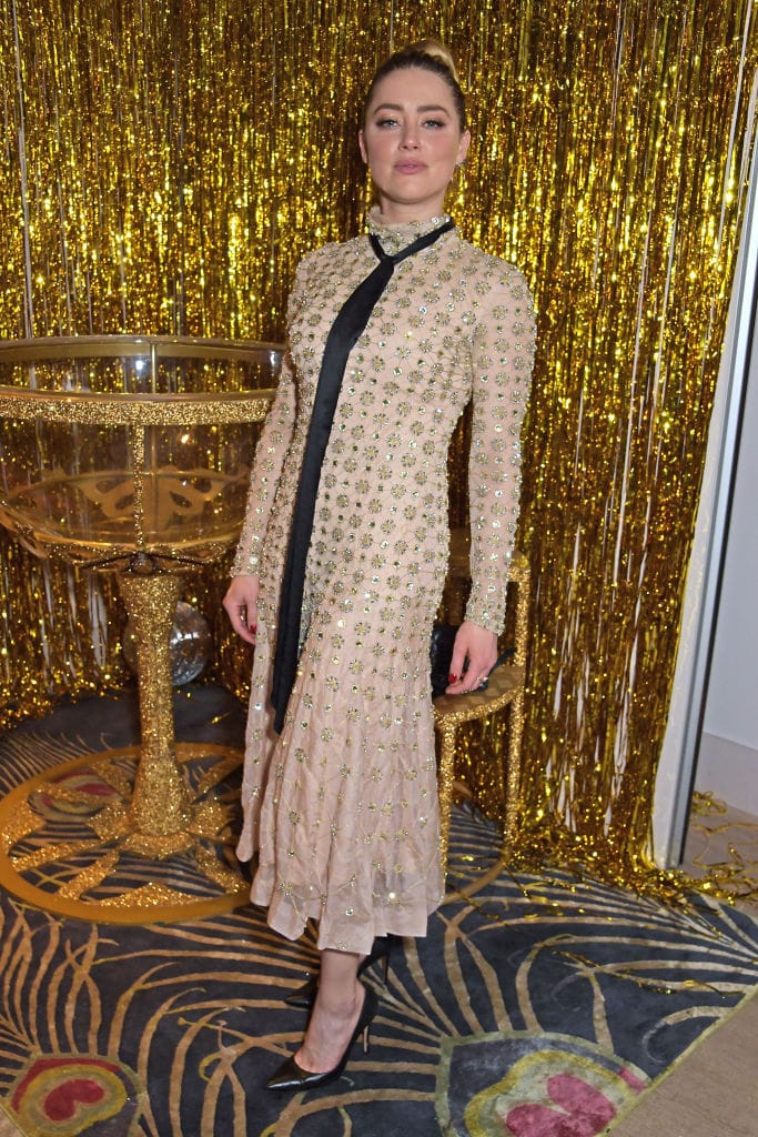 Amber Heard Is Wearing a Confusing Accessory