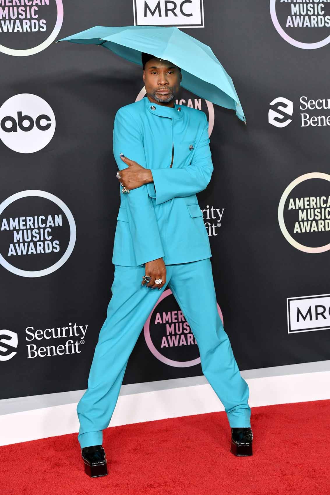 Billy Porter Led the Parade of Bright Hues at the AMAs