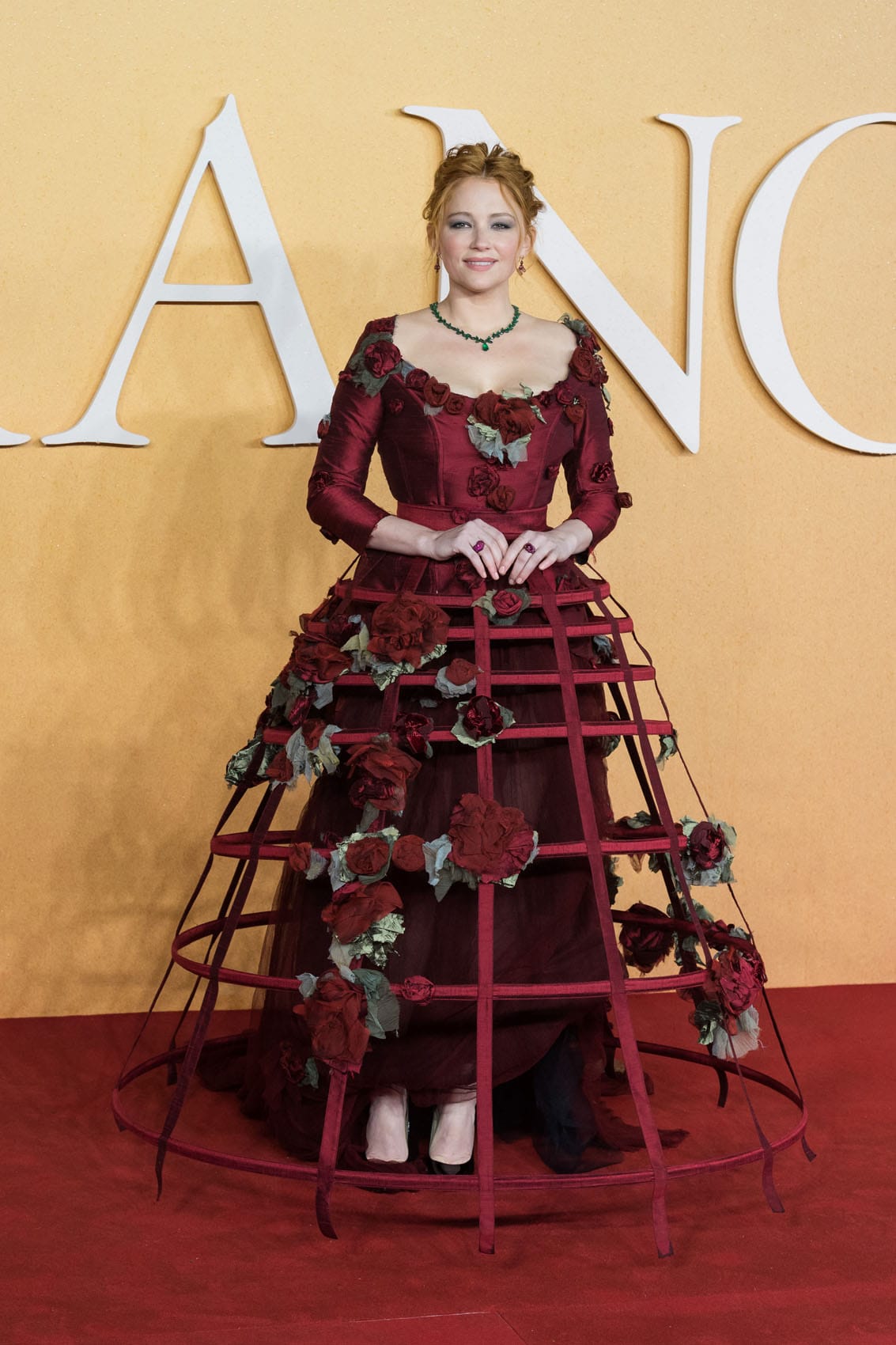 Haley Bennett Wore a Hoop Skirt on the Outside