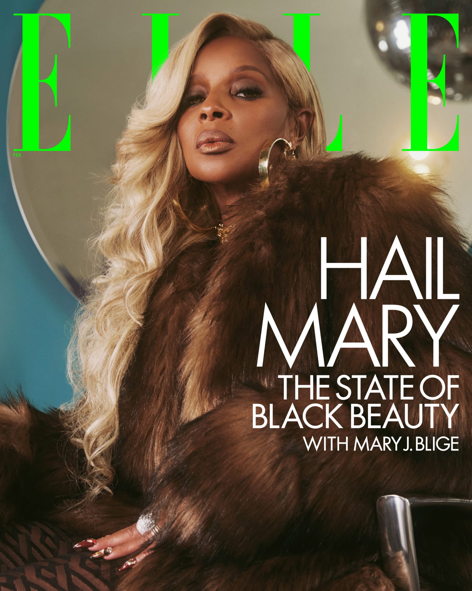February's Elle Magazine Brings You Mary J. Blige