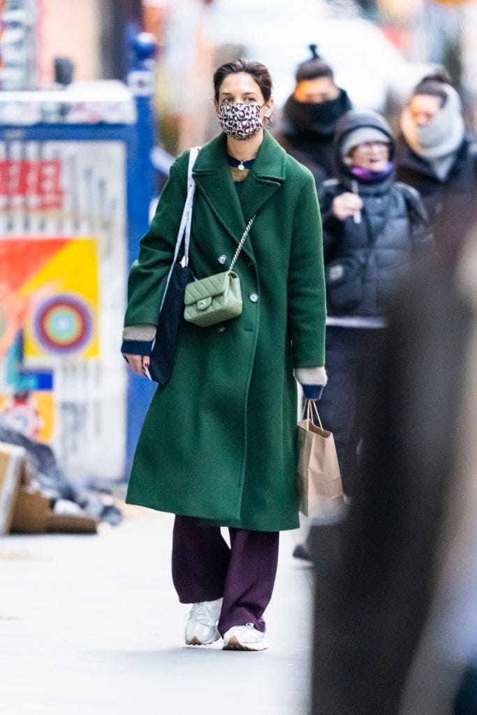 Katie Holmes Is Wearing a Good Coat, And I Love That For Her