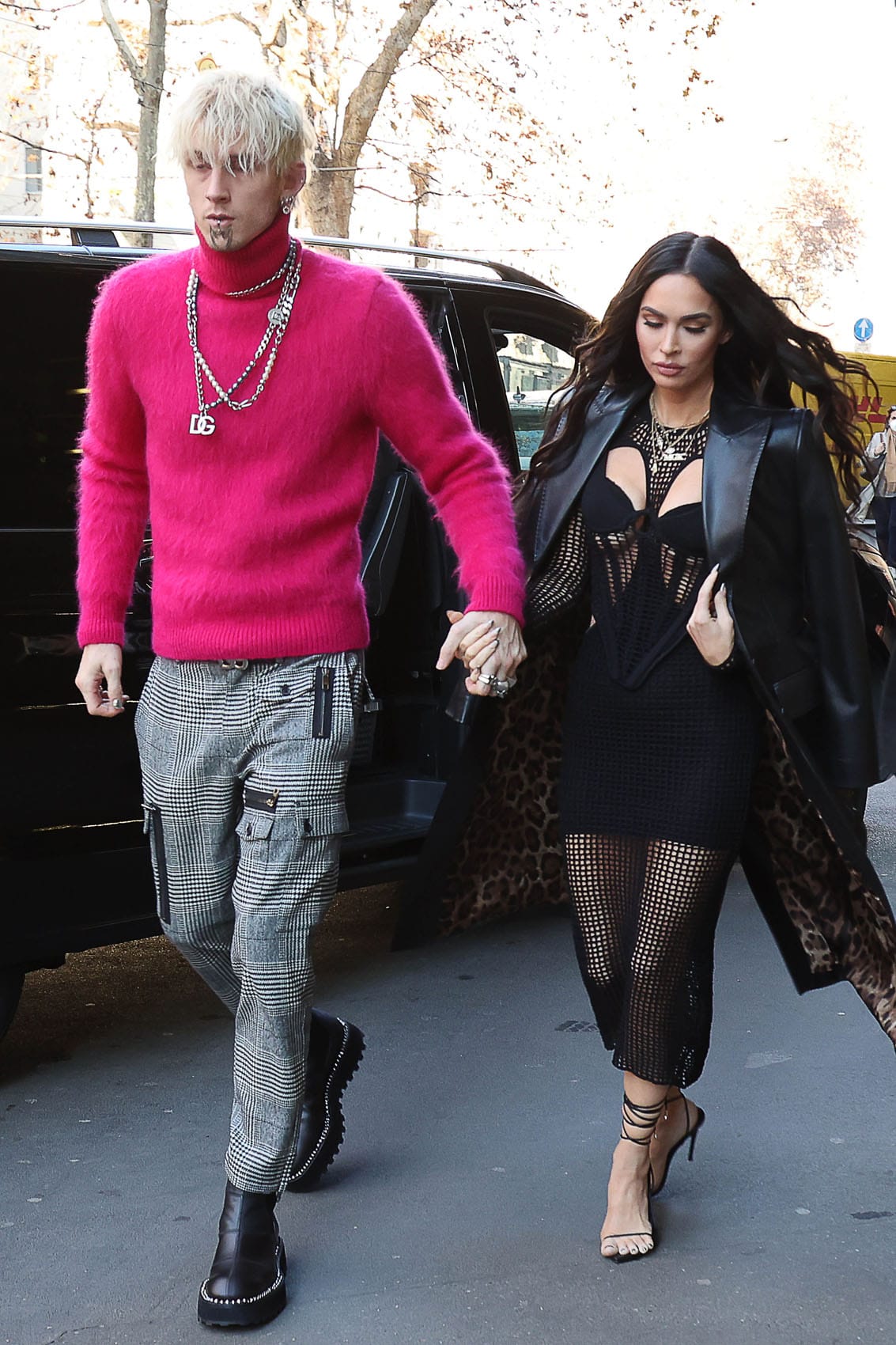 Megan Fox and Machine Gun Kelly Continue to Get Dressed In Stuff