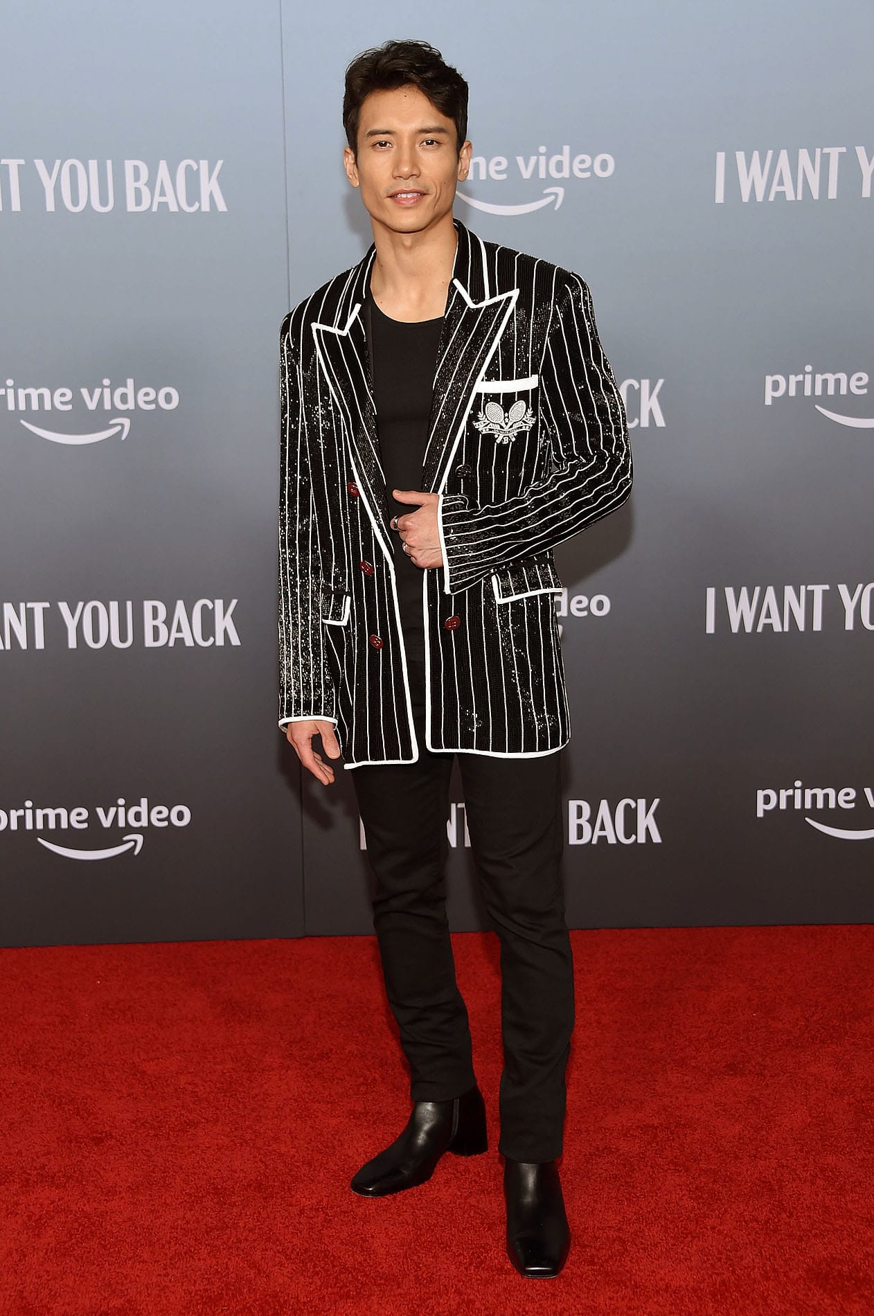 Manny Jacinto's Glorious Cheekbones (and Other Things) Made an Appearance at the I Want You Back Premiere