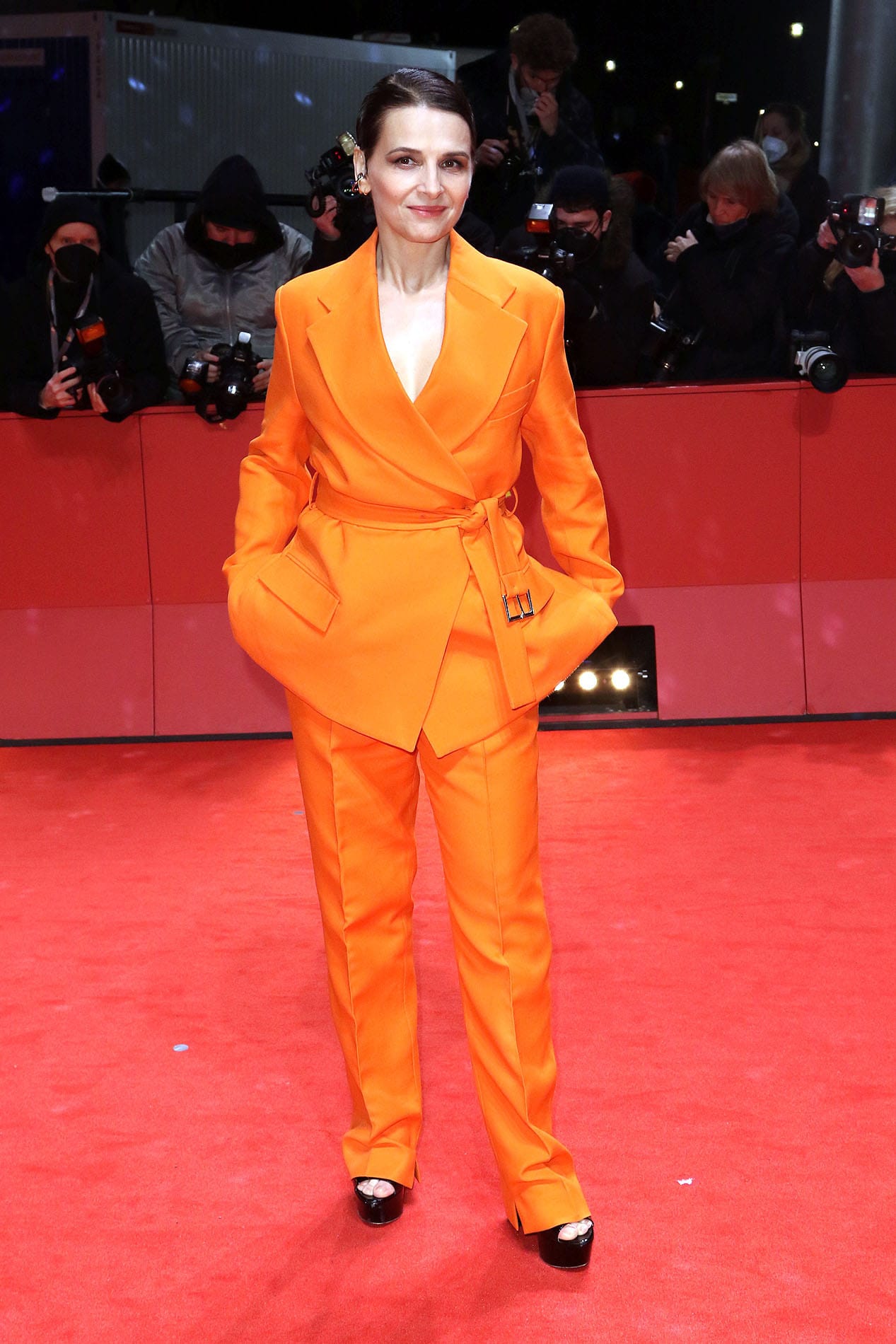 Juliette Binoche Looks Like a Fancy Lady Lawyer at the Berlinale