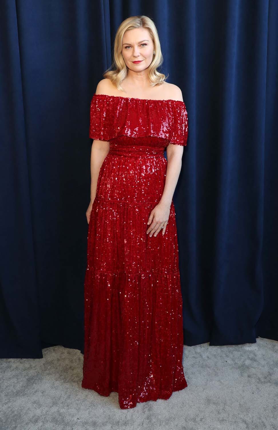 I Squealed When I Saw Kirsten Dunst in Red at the SAGs