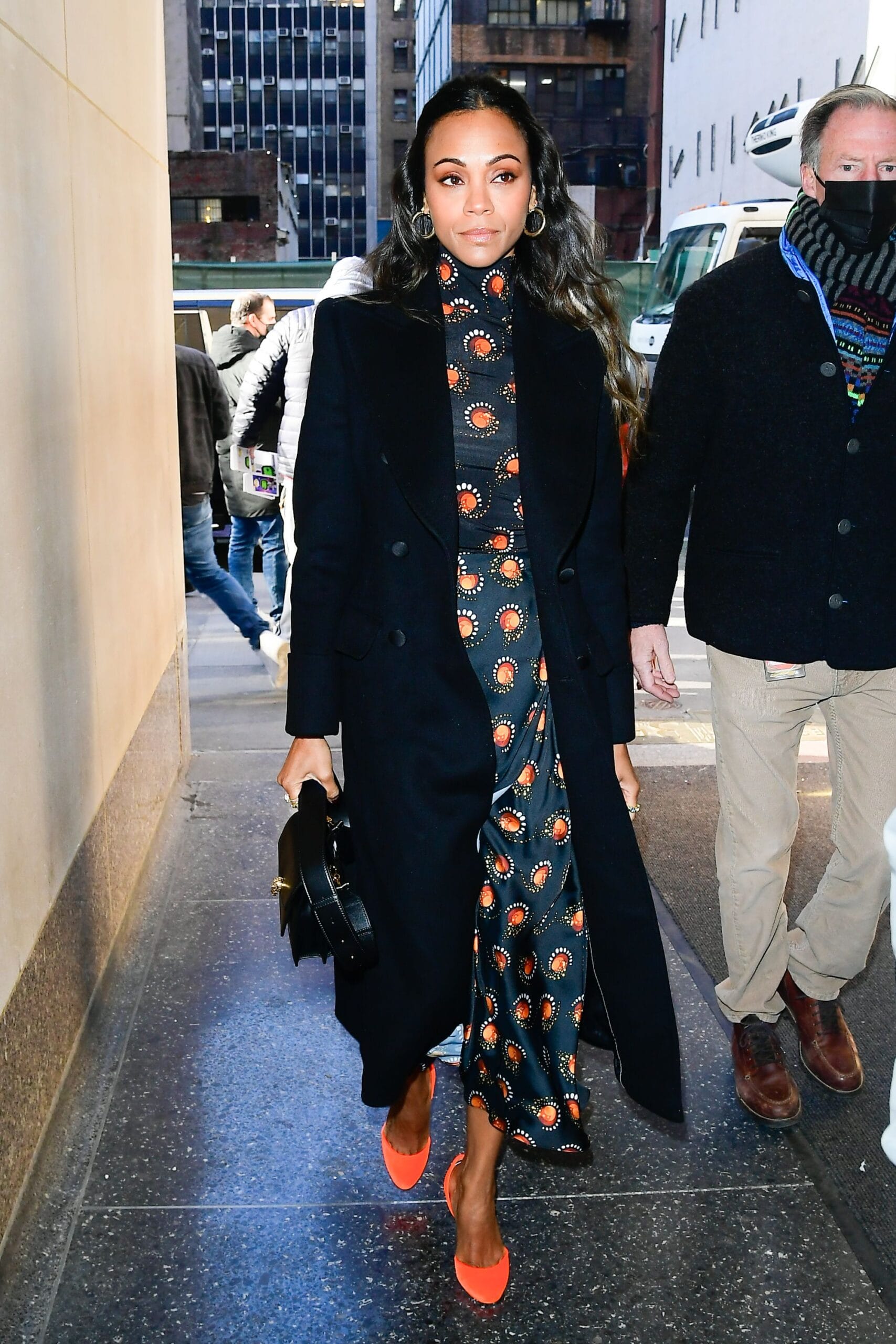 Zoe Saldana Brings Us Good Day Dress Action