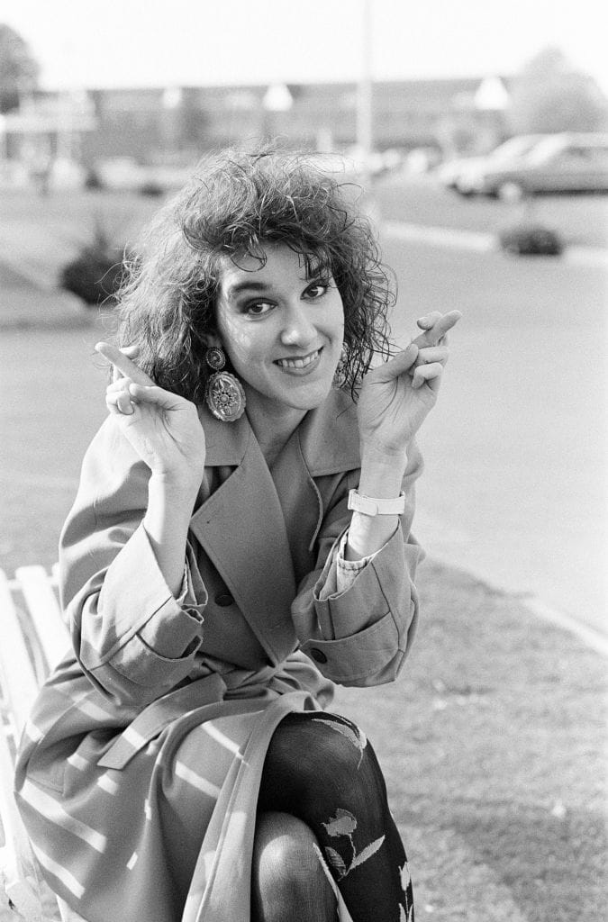 On This Day(ish) in 1988, Celine Dion Posed For PR Shots Celebrating Her Trip to Eurovision...