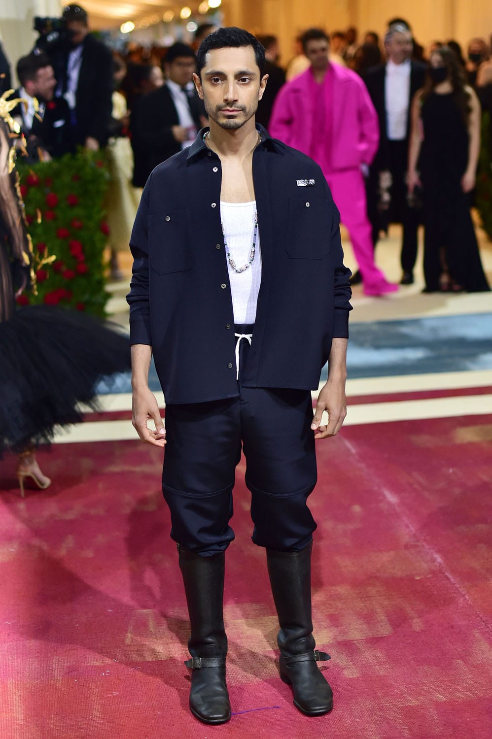 Riz Ahmed Used His Met Outfit to Make a "Gilded Glamour" Counterpoint