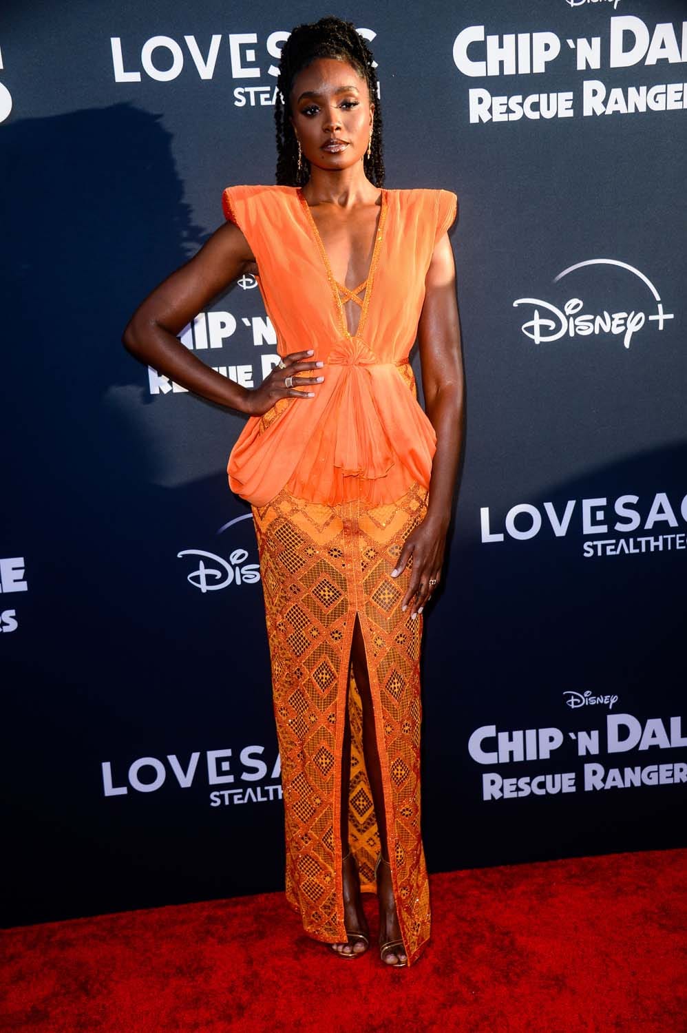 KiKi Layne Went All-Out For Her Chip & Dale Movie Premiere