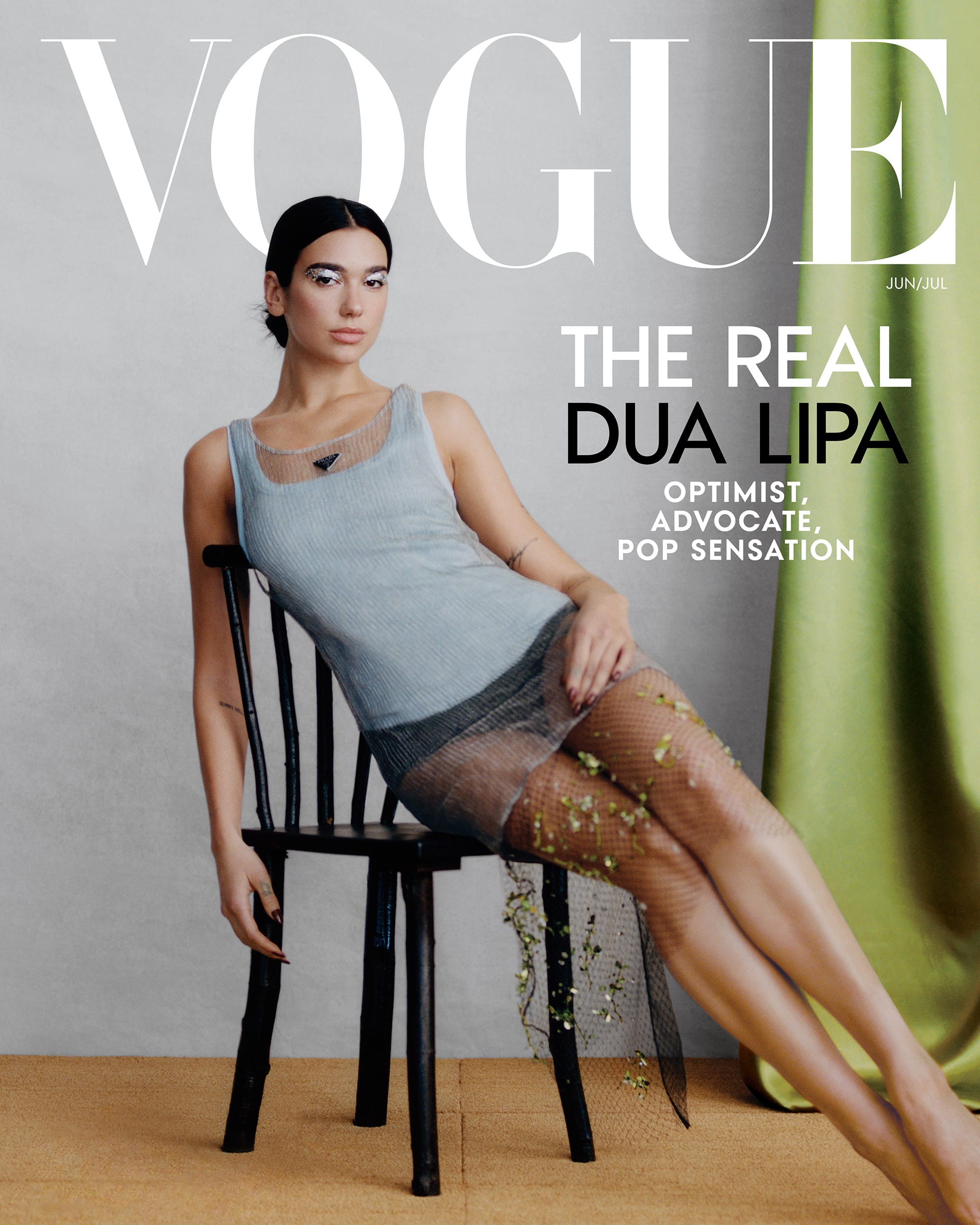 Dua Lipa Fronts the June/July Cover of Vogue