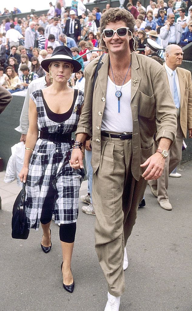You Need to See This Vintage Wimbledon Look From David Hasselhoff