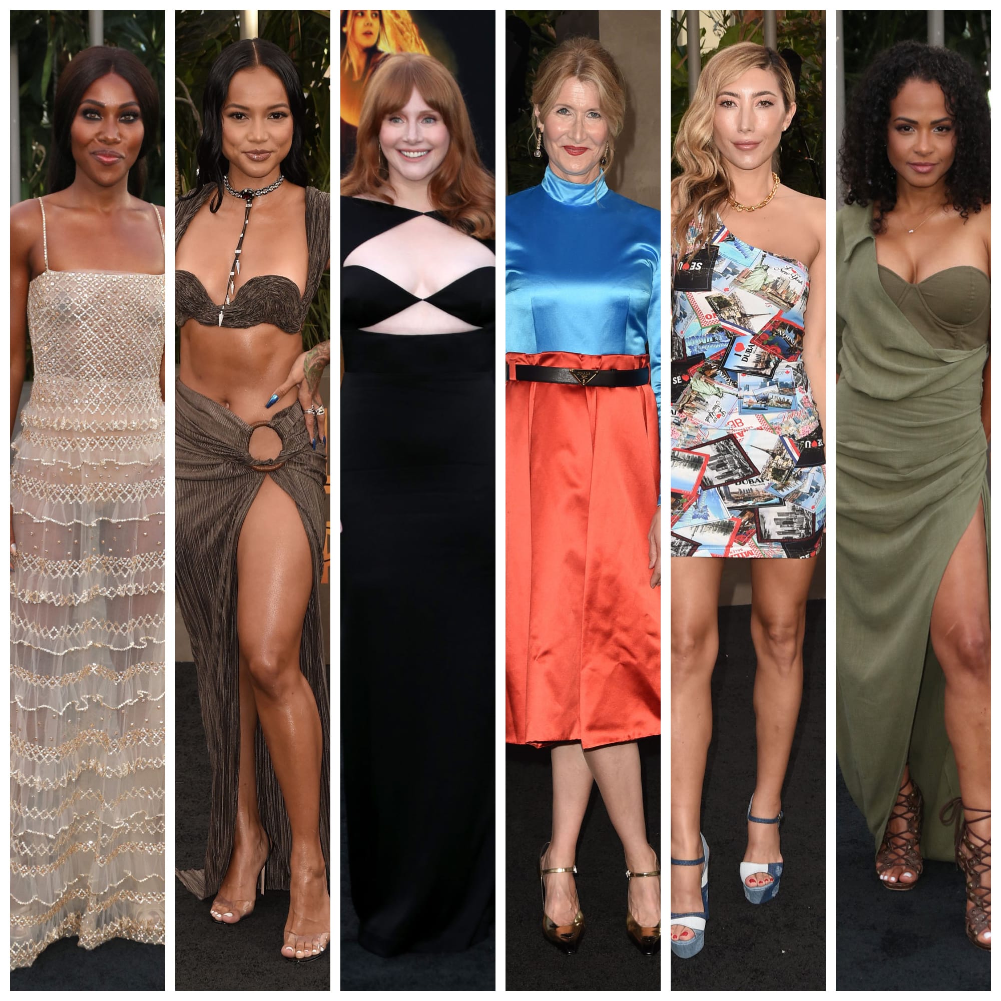 The Jurassic World: Dominion LA Premiere Featured Many a Bra Top Situation