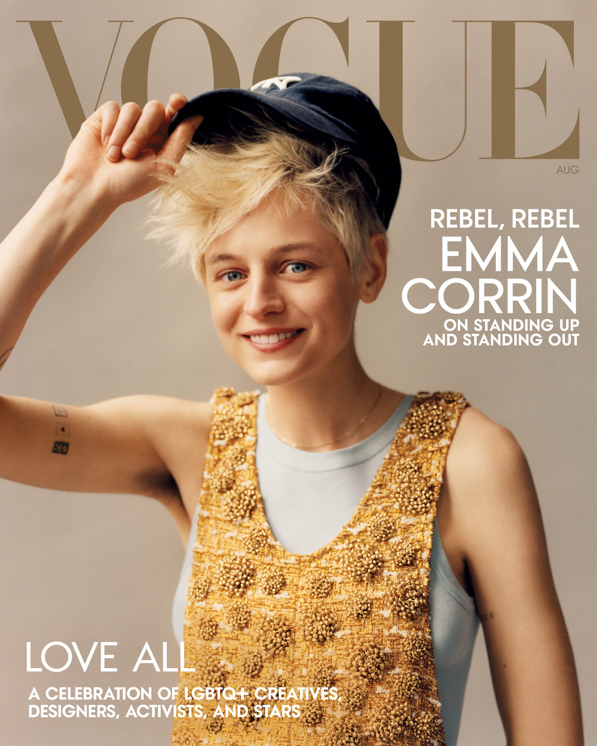 Emma Corrin Covers August Vogue