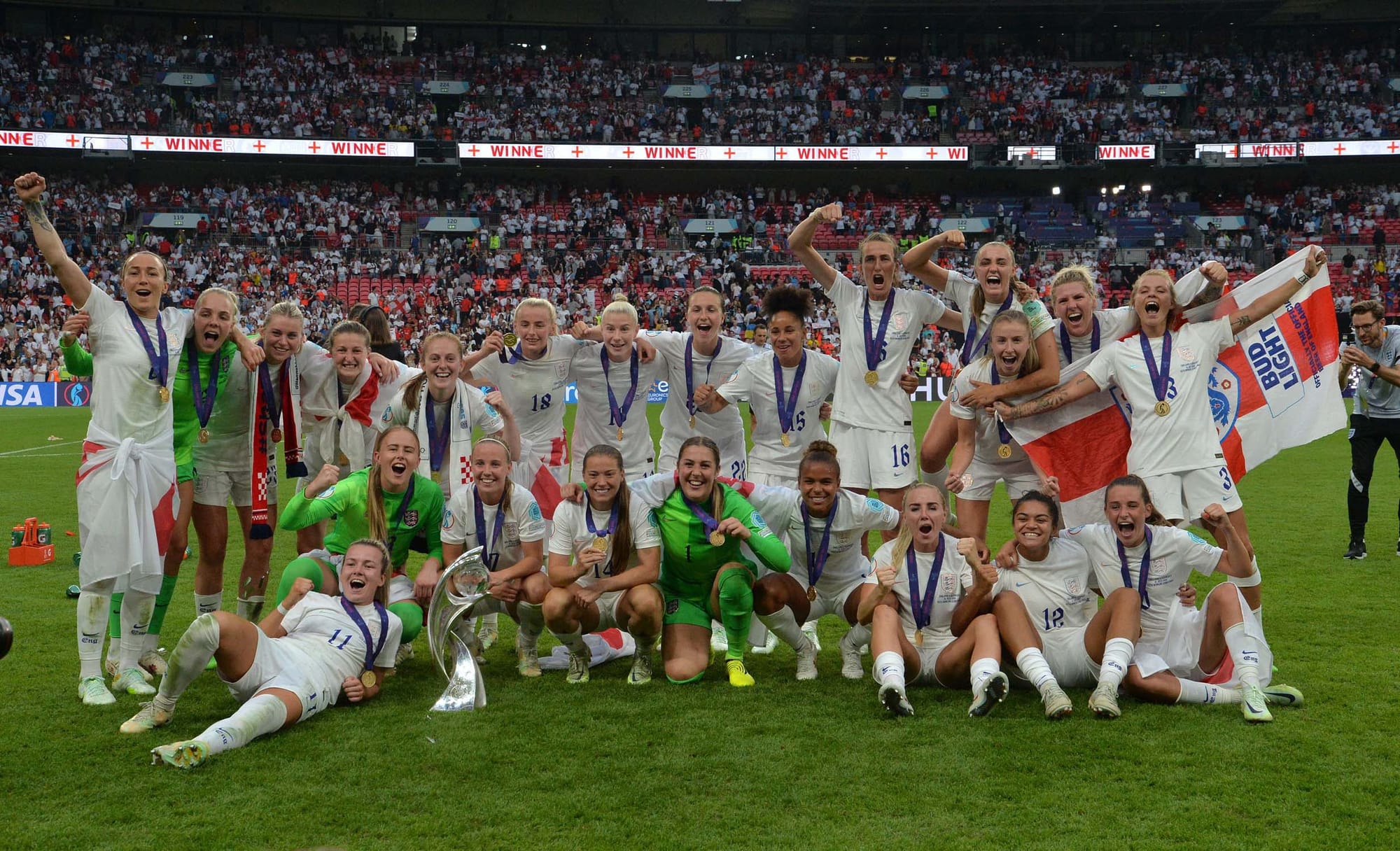Well Played, Jubilant Women Not in Beards: England Wins Euro 2022