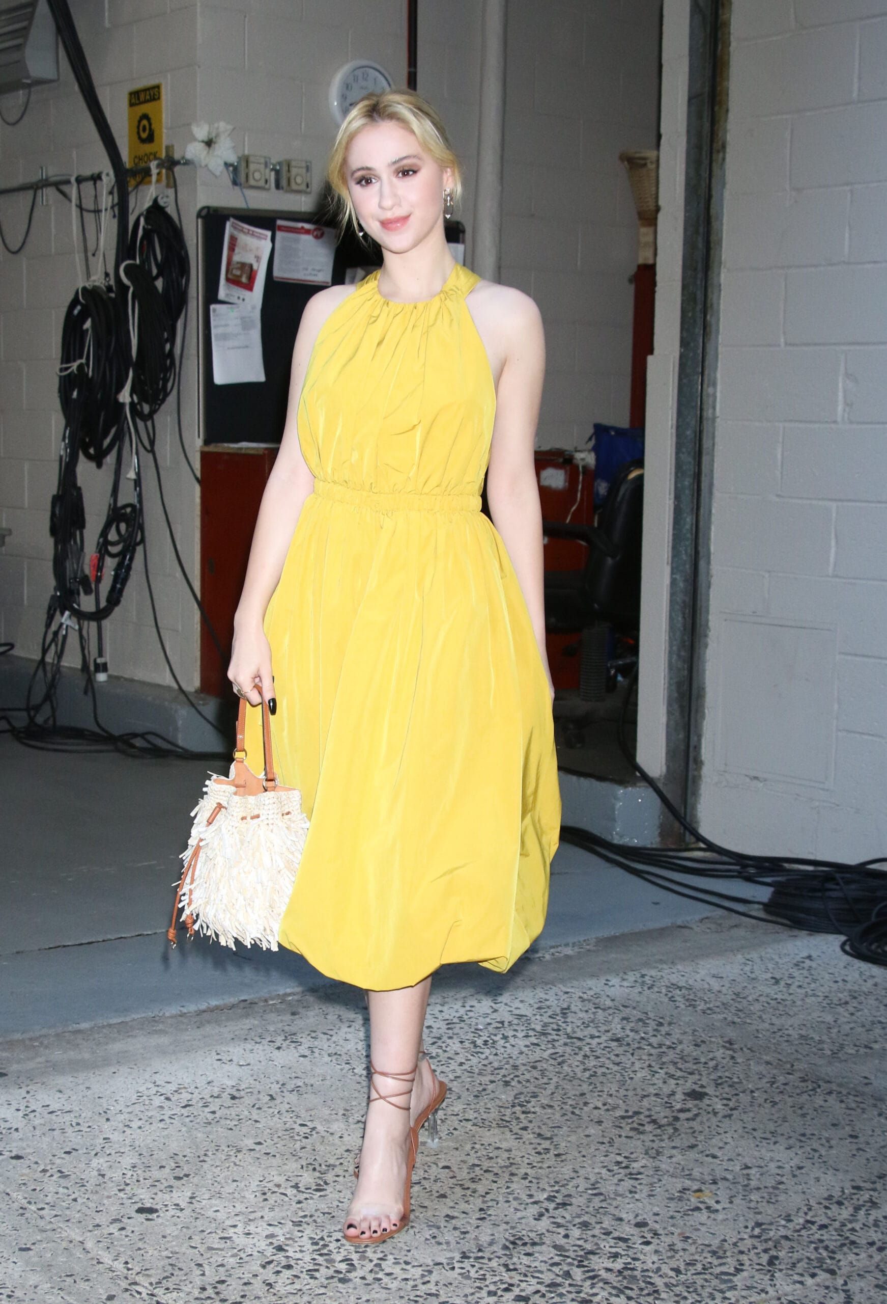 Maria Bakalova Bounces Back From Poofy Pants With an Excellent Day Dress