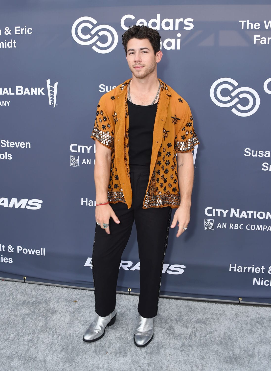 Nick Jonas Busted Out Some Snazzy Boots