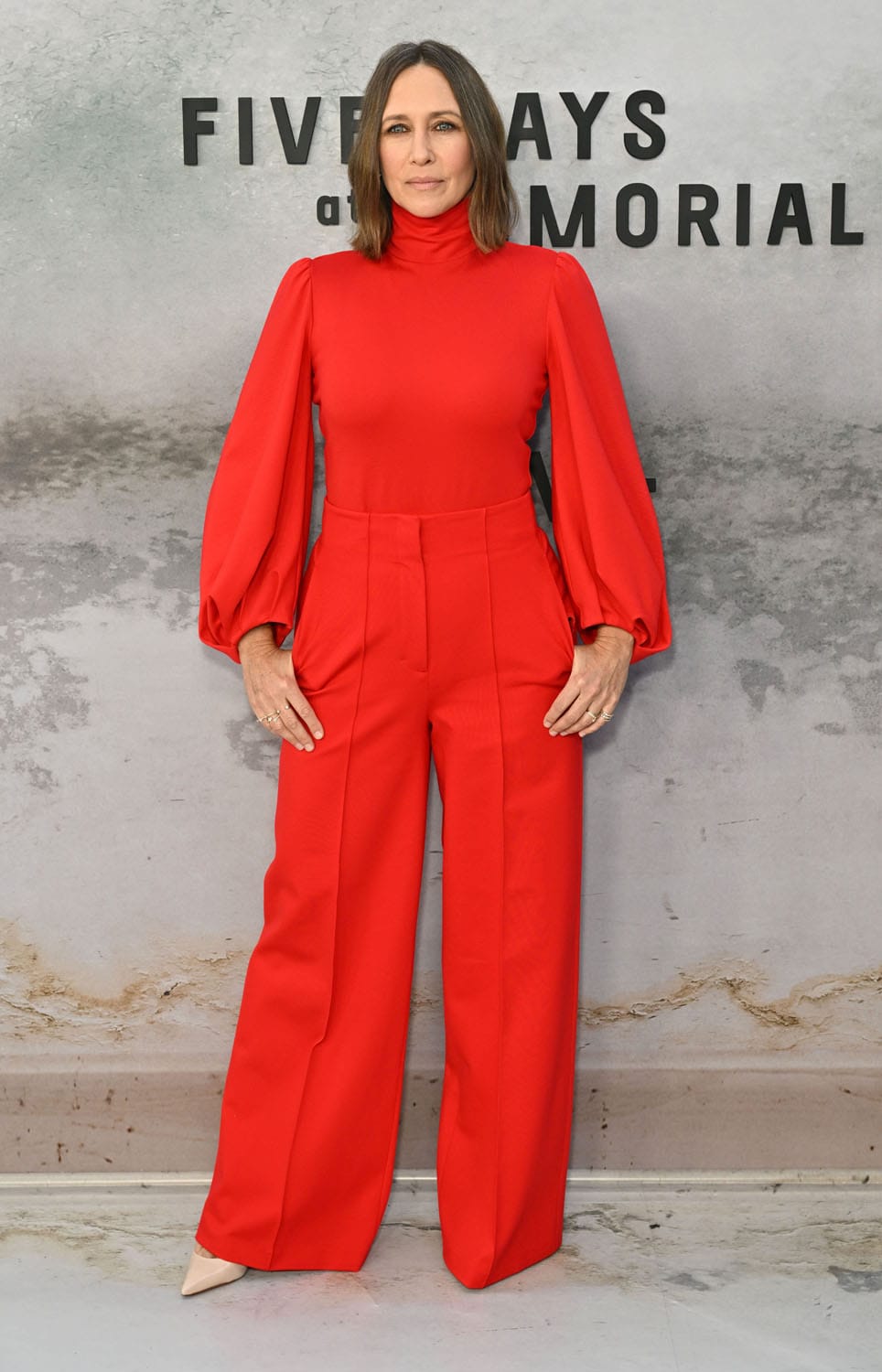 Vera Farmiga is a Lady in Red