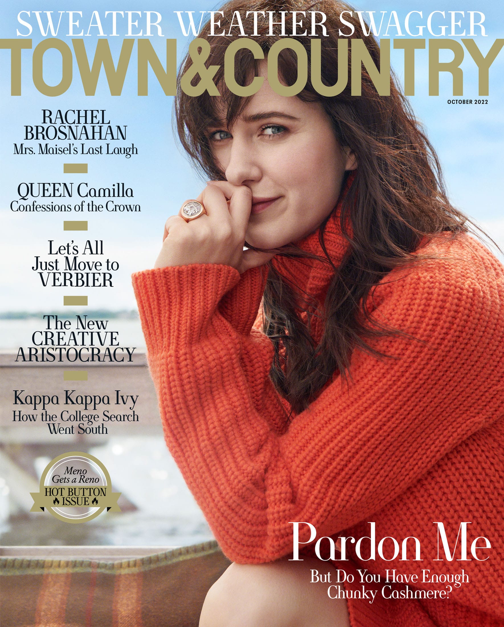Rachel Brosnahan Looks Autumnal on the Cover of Town & Country