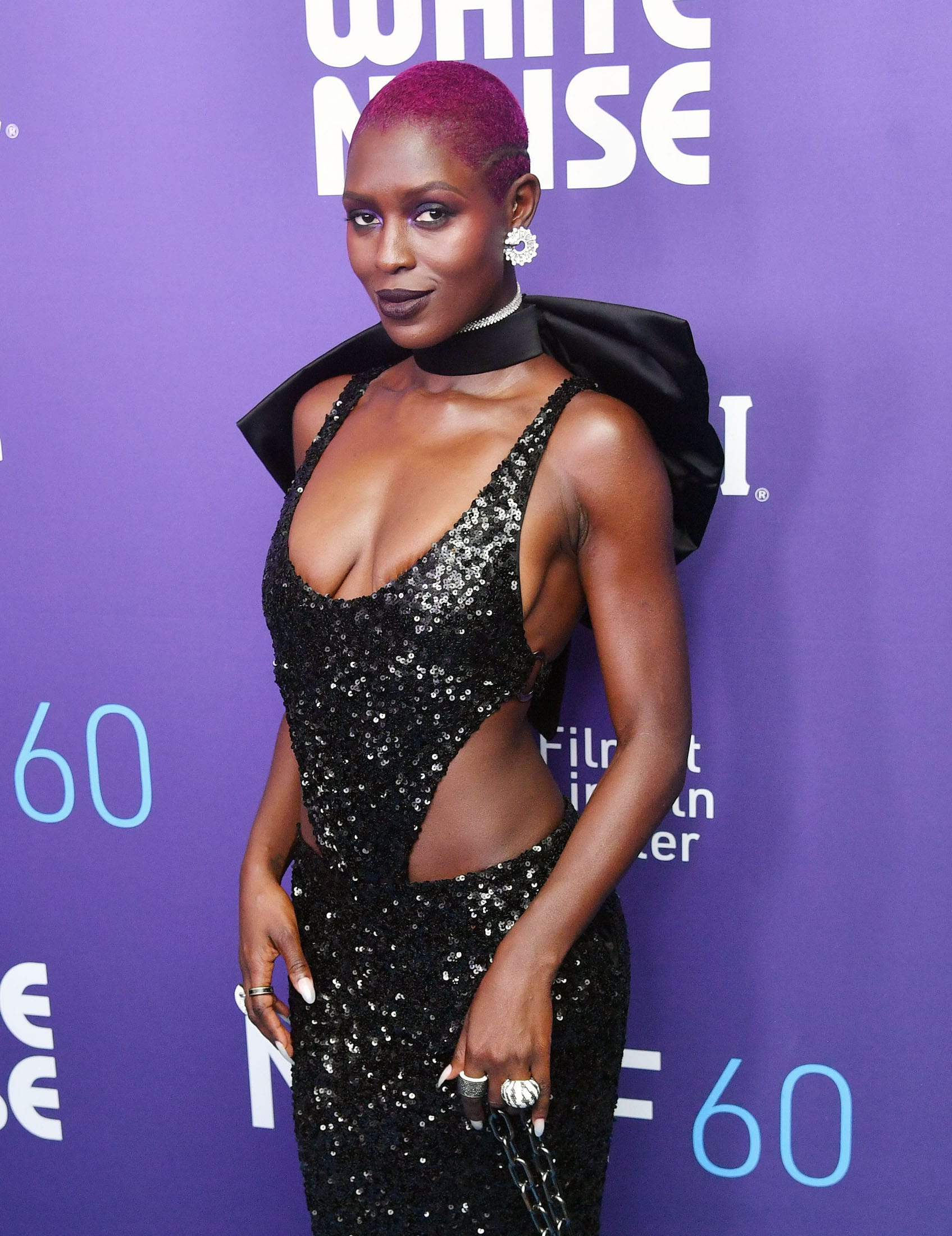 Jodie Turner-Smith in Alfredo Martinez at the White Noise Premiere