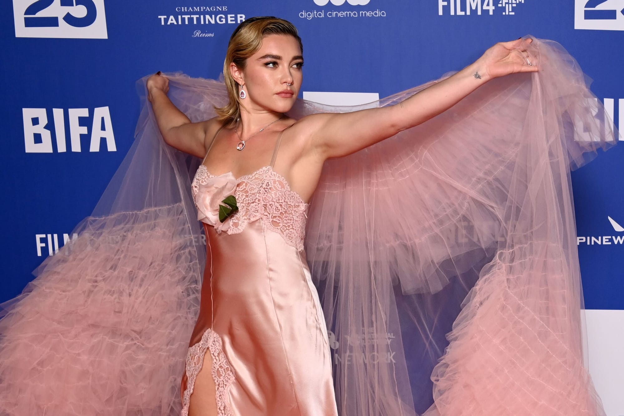 Florence Pugh Looked Delightfully Poofy This Weekend